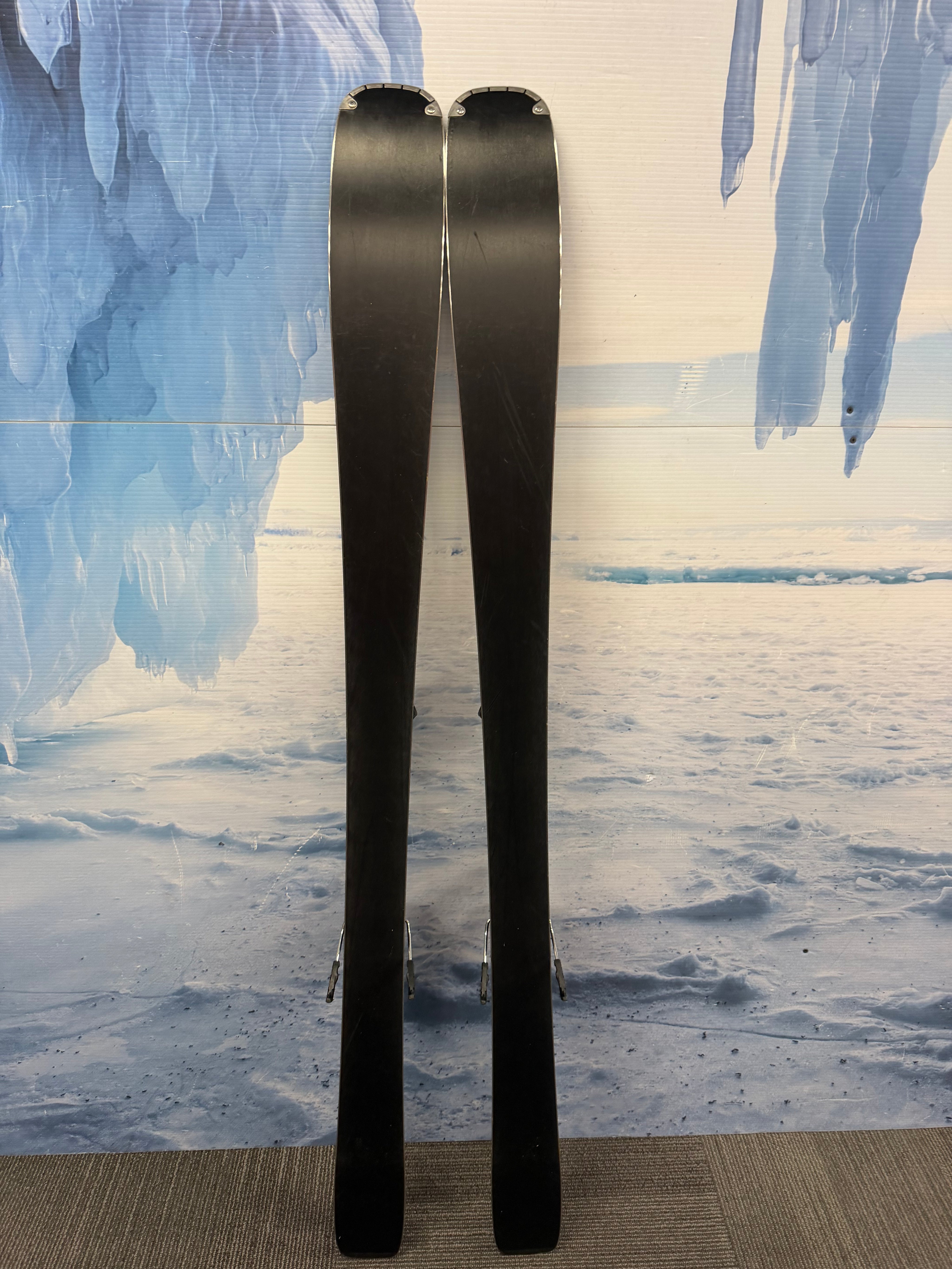 Used Salomon Stance 80 161cm Skis w/Salomon M10 Bindings