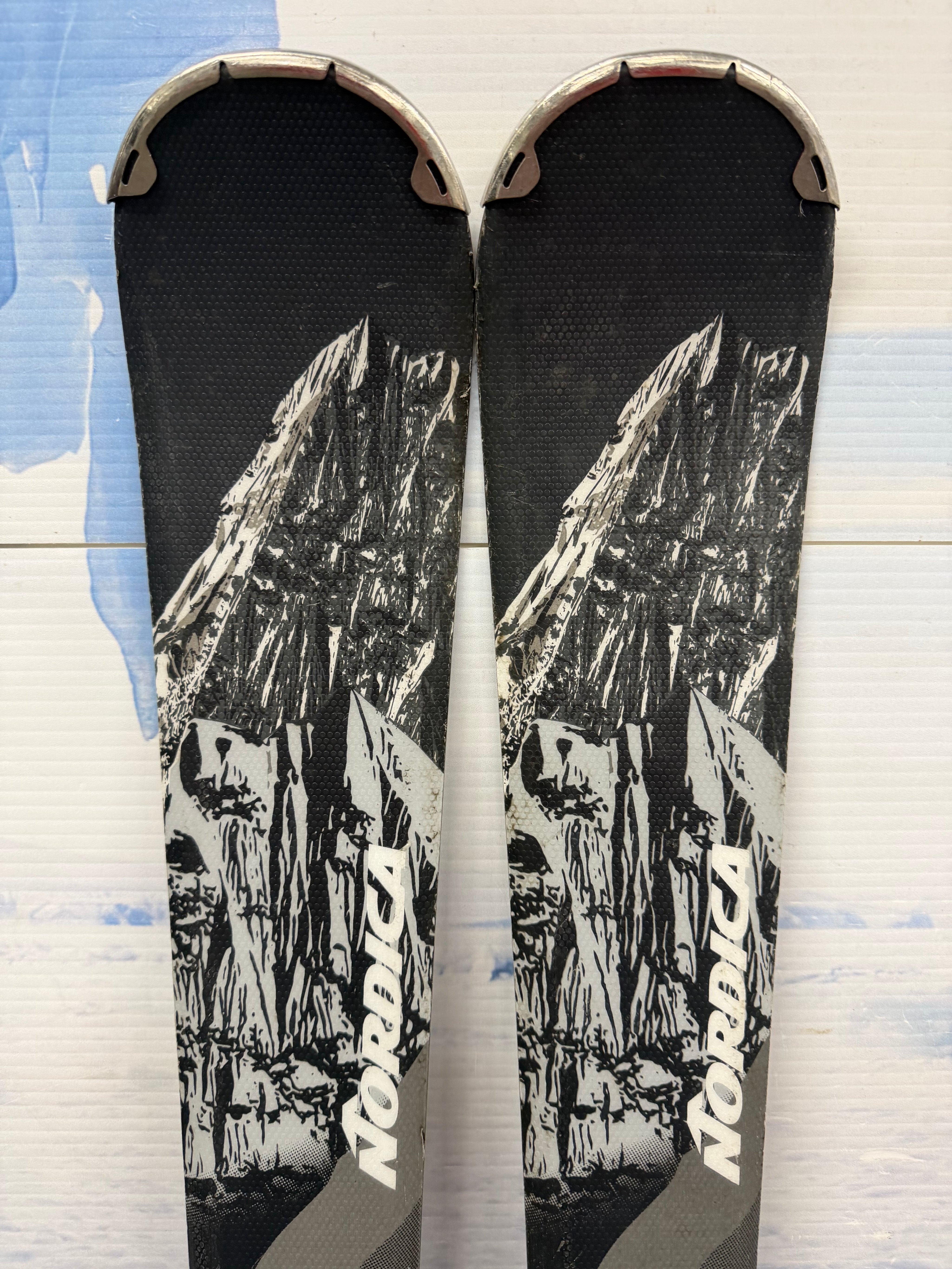 Used Nordica Alldrive 74 W 138cm Skis w/Marker TP2 10 Bindings