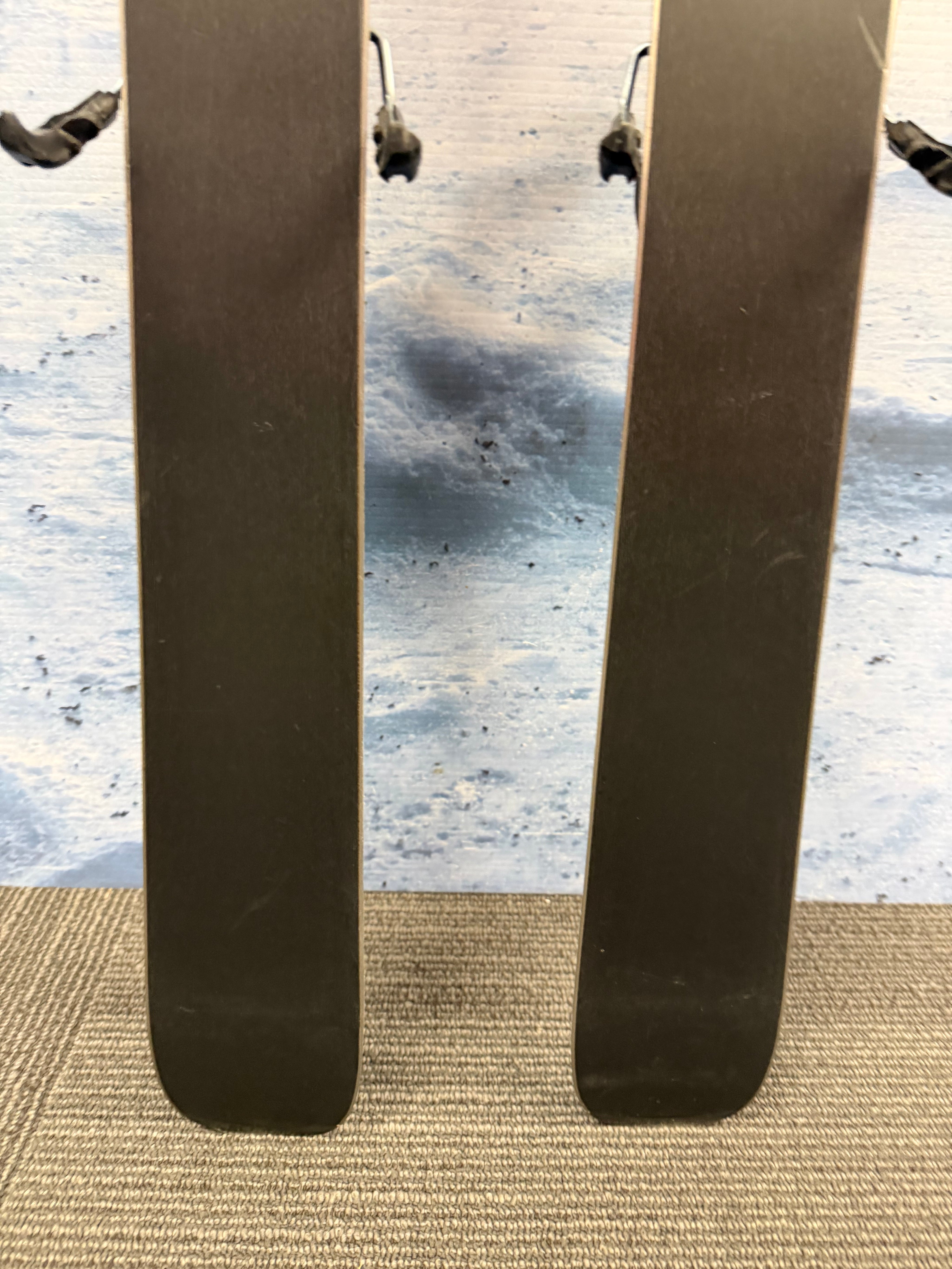 Used Nordica Alldrive W 82 136cm Skis w/Marker TP2 10 Bindings