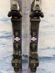Used Salomon Distance 76 W 150cm Skis w/ Salomon M10