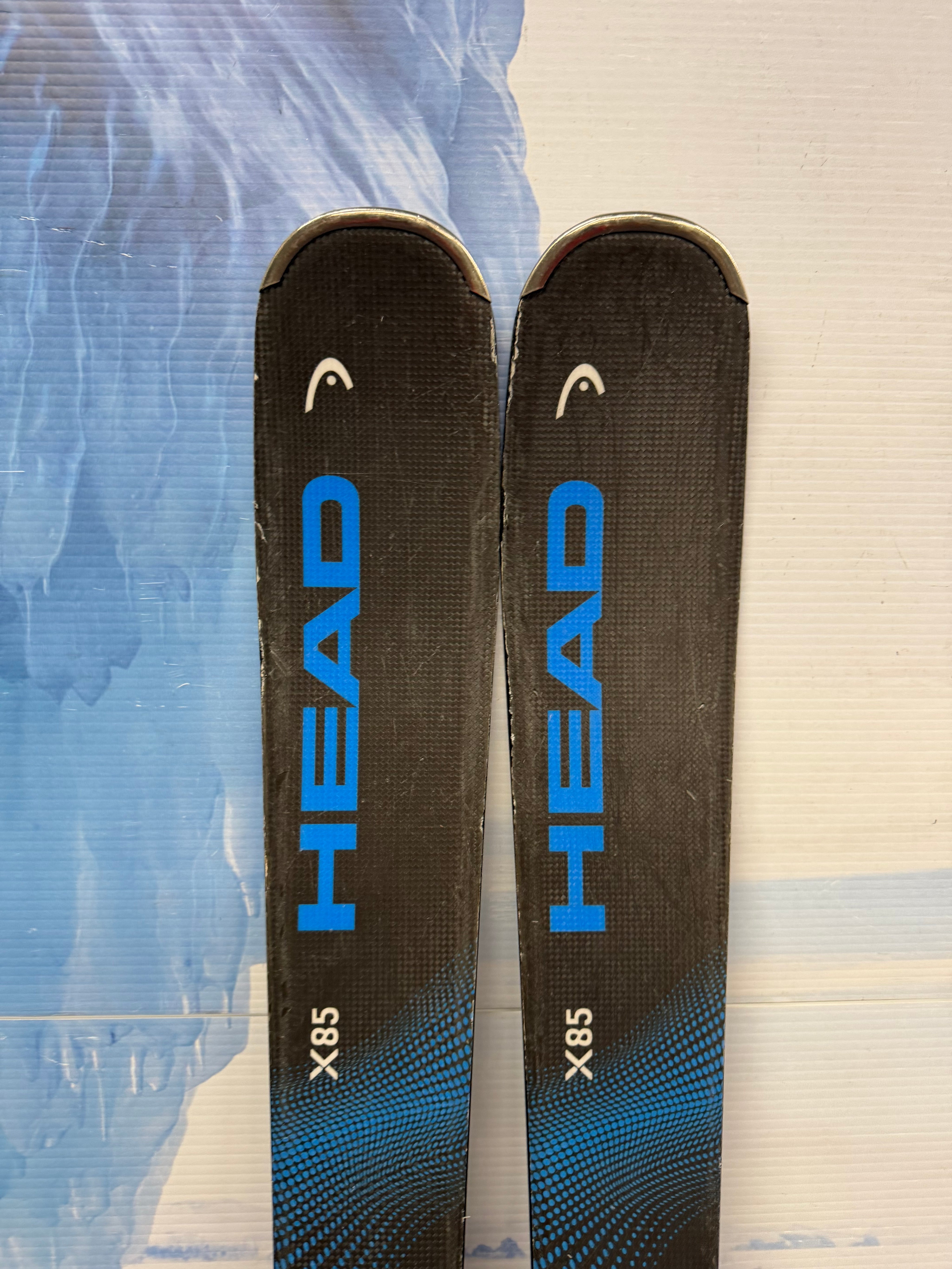 Used Head Kore X-85 R LYT 163cm Skis w/ Tyrol PR10 Bindings