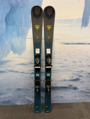Used Rossignol Exp 82 Basalt 144cm Skis w/ Look NX12 Bindings