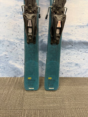 Used Rossignol Exp 82 Basalt 144cm Skis w/ Look NX12 Bindings
