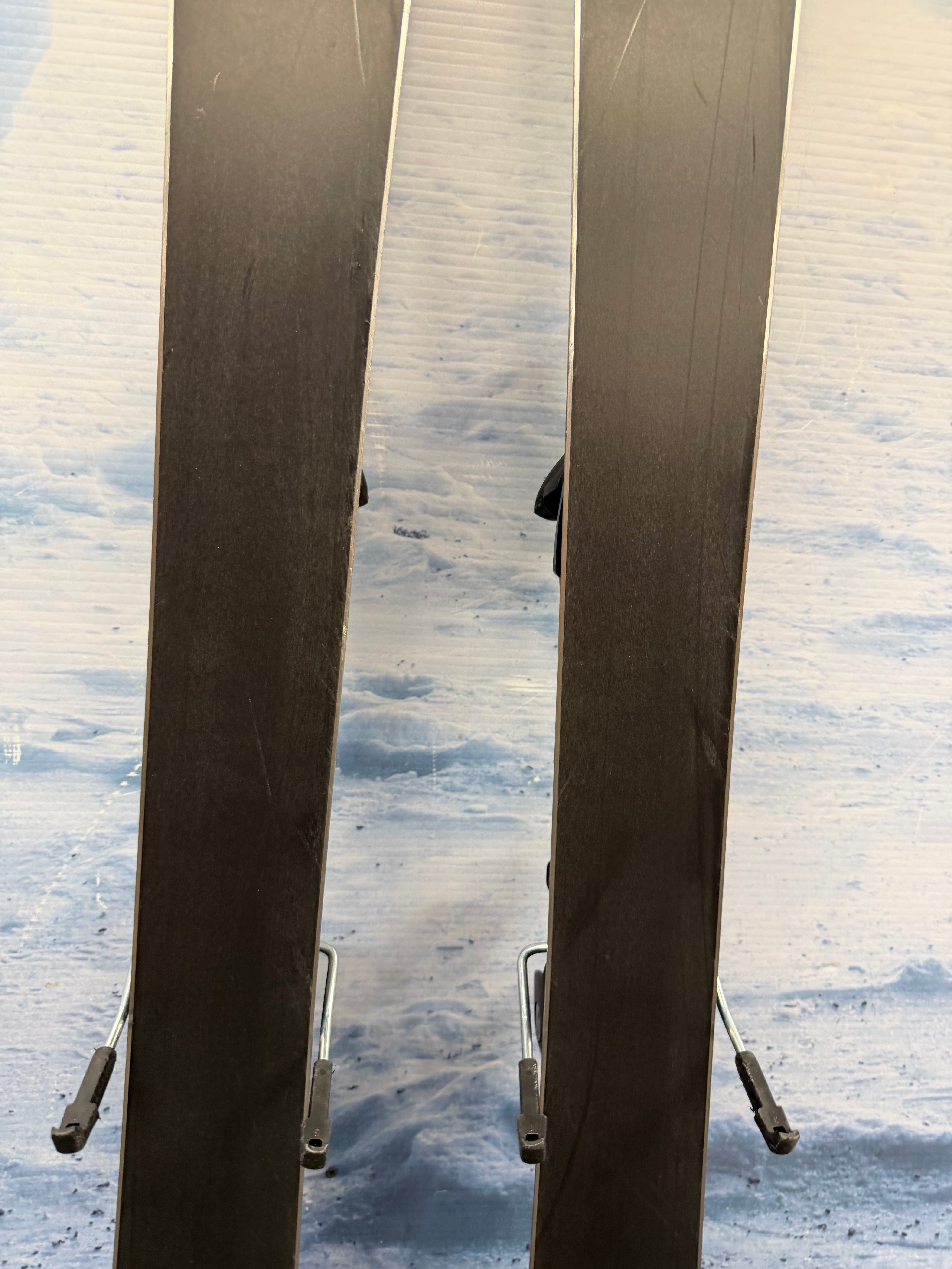 Used Rossignol Exp 82 Basalt 144cm Skis w/ Look NX12 Bindings