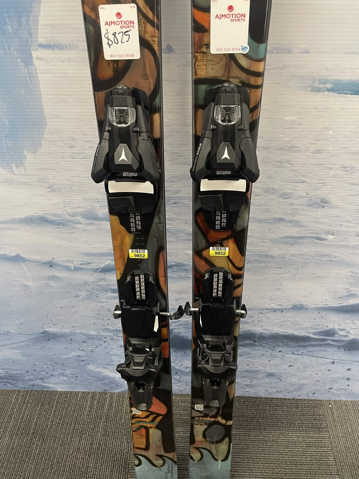 Atomic Bent 90 184cm Skis w/ Atomic Strive 11 Bindings Lightly Used 2026