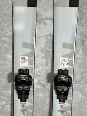 Used Salomon QST Blank 112 186cm Skis 2025 w/ Adjustable Tyrolia Attack 14 binding