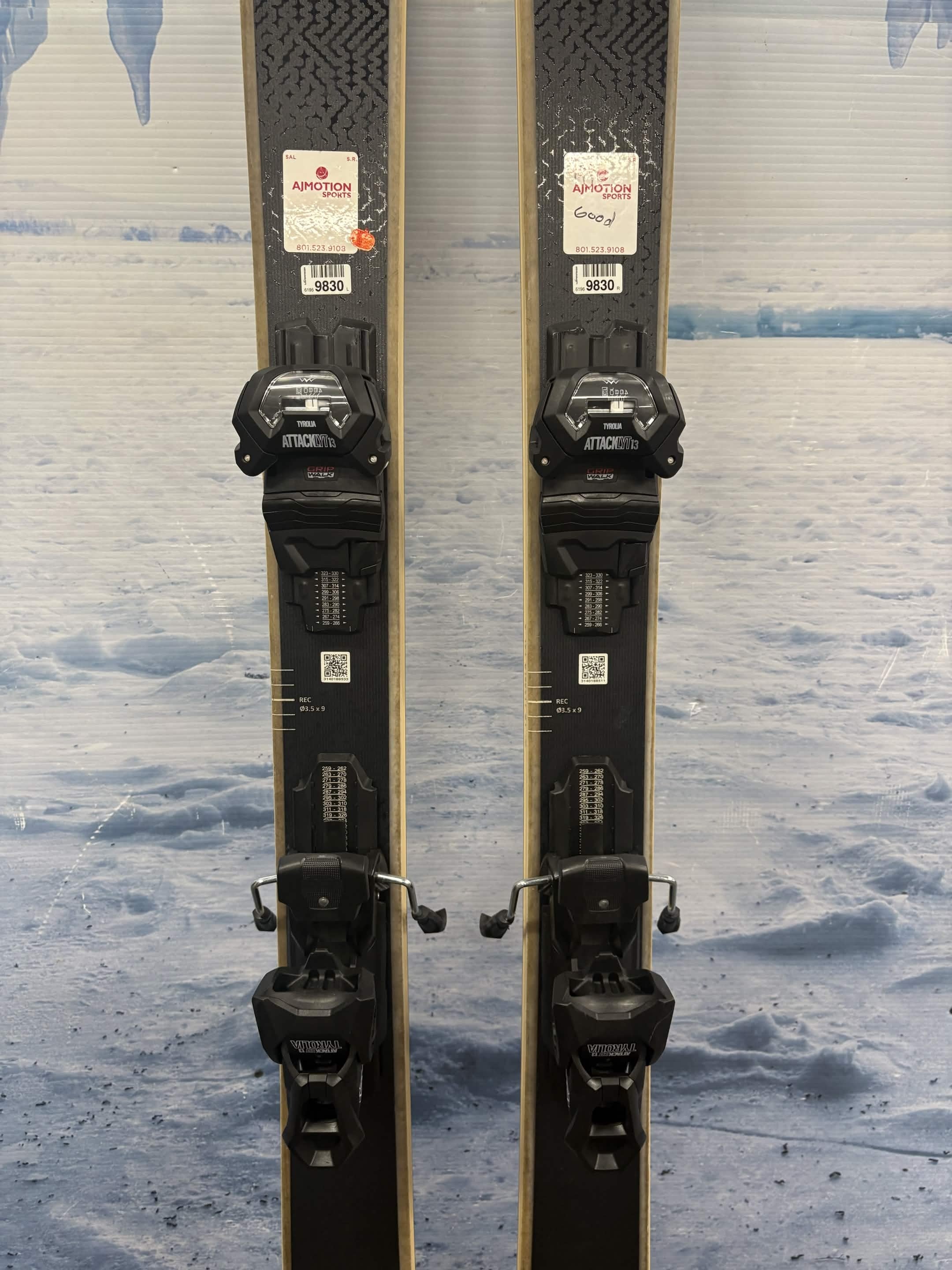 Head Kore 88 184cm Skis w/ FISCHER Attack 13 LYT Demo Binding - Used (2025)