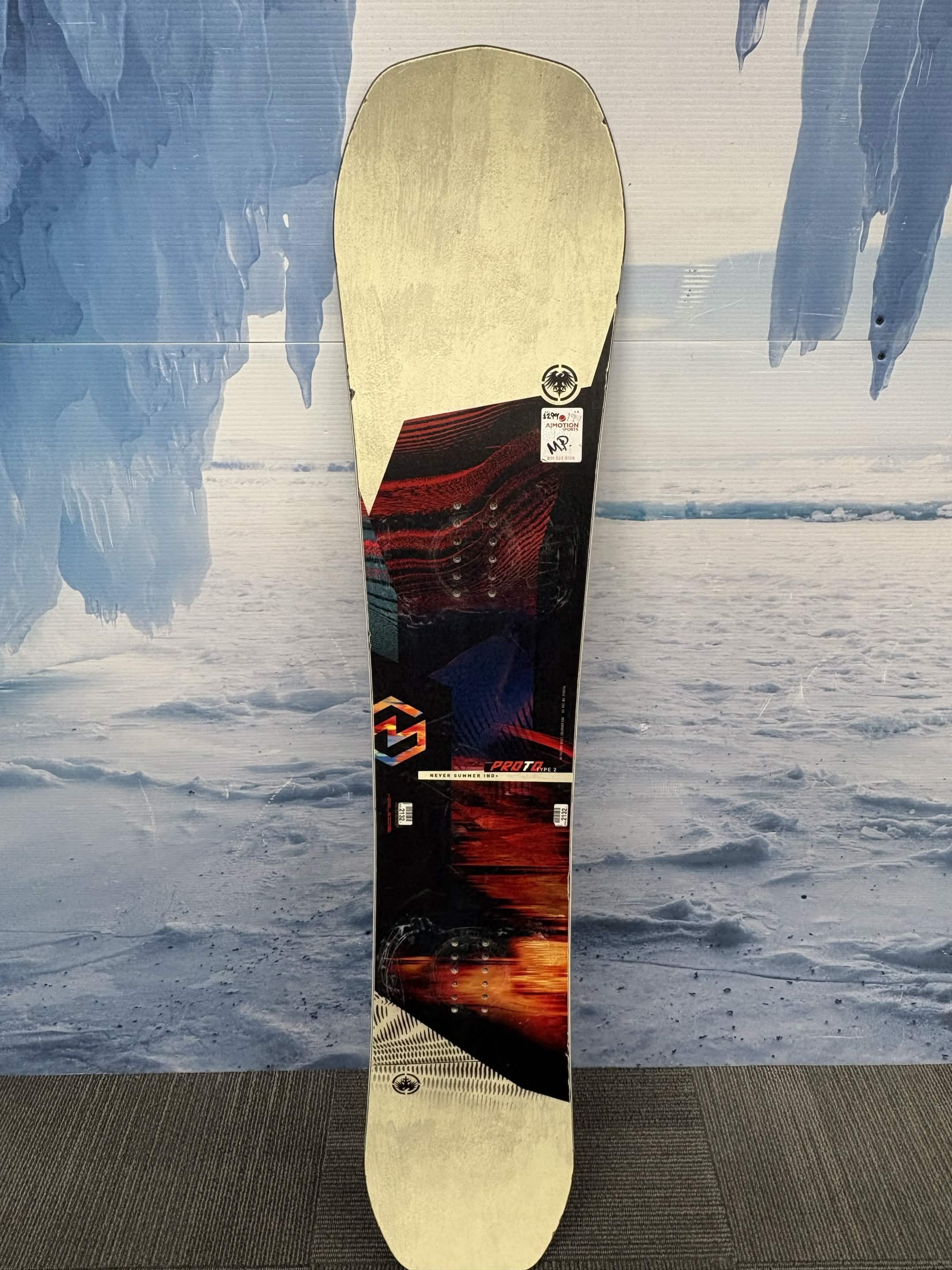 Never Summer Proto Type 2 154cm Snowboard - Used