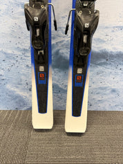 Used Salomon XDR Focus 150cm Skis w/Salomon Lithium 10