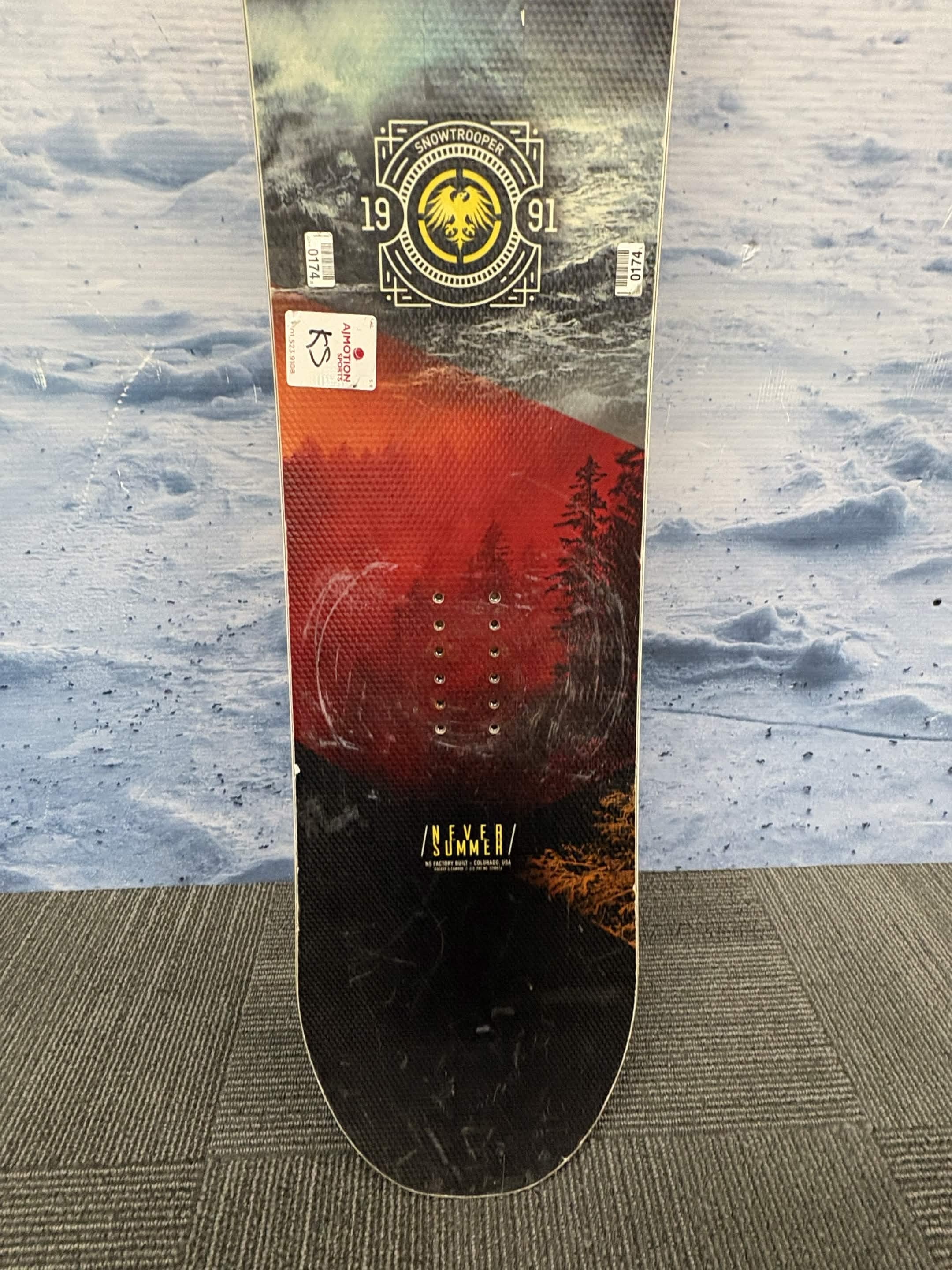 Never Summer Snowtrooper 154cm Snowboard - Used
