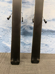 Used Salomon XDR Focus 150cm Skis w/Salomon Lithium 10