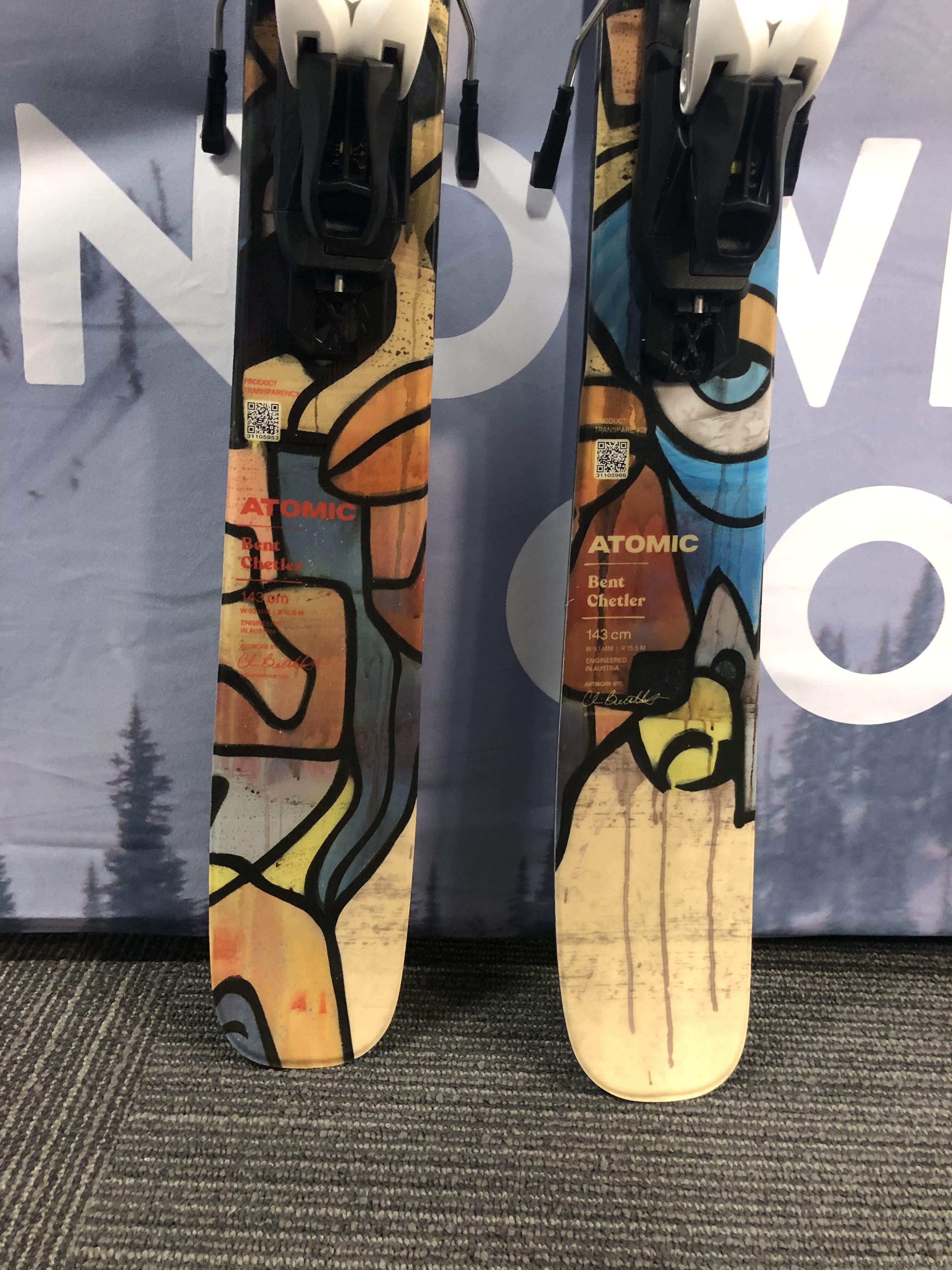 New Atomic Bent Chetler mini 90 143cm 2026 w/ Atomic L6 Bindings