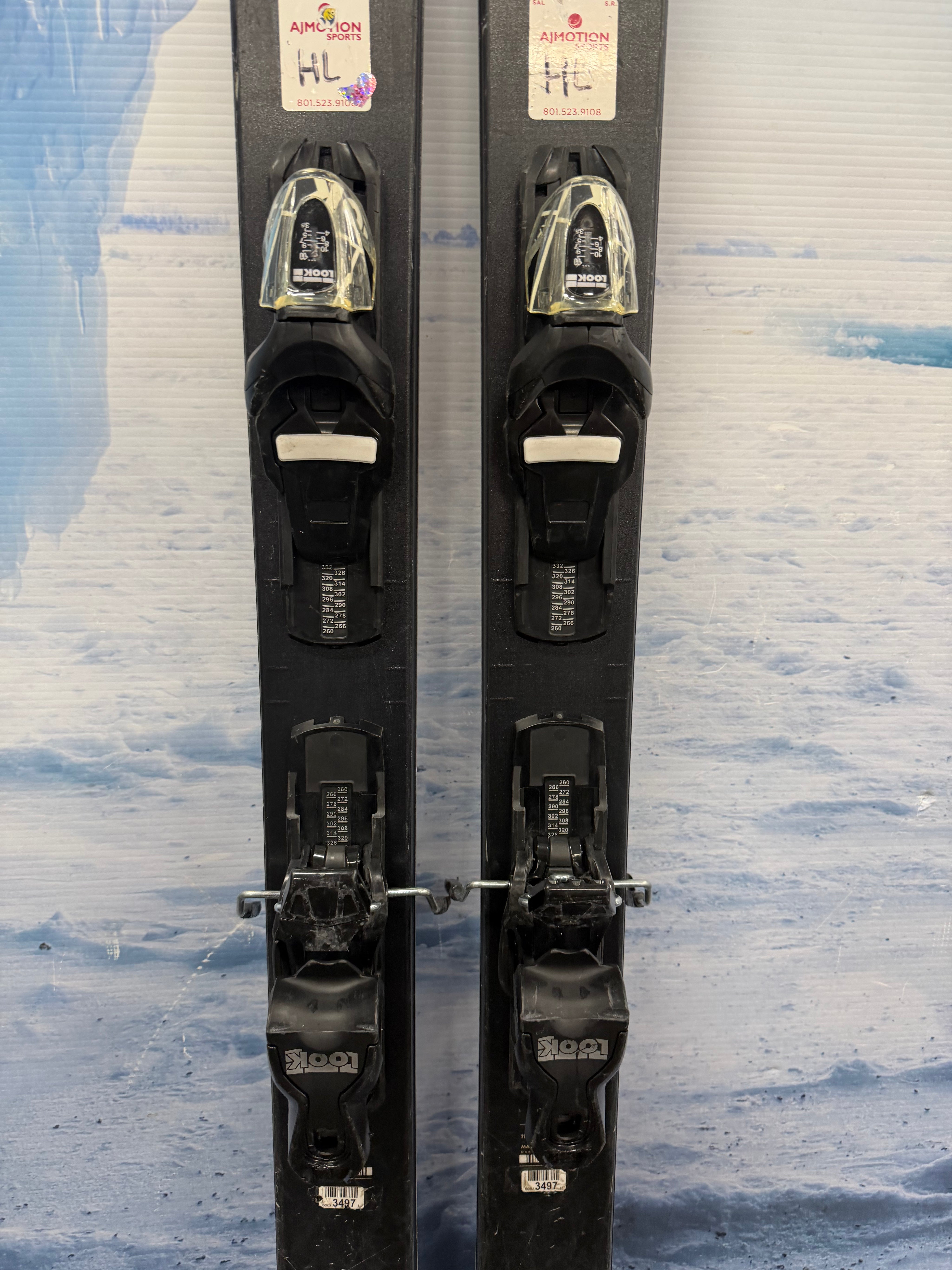Used Dynastar Menace 180cm Skis w/ Look 11 Bindings