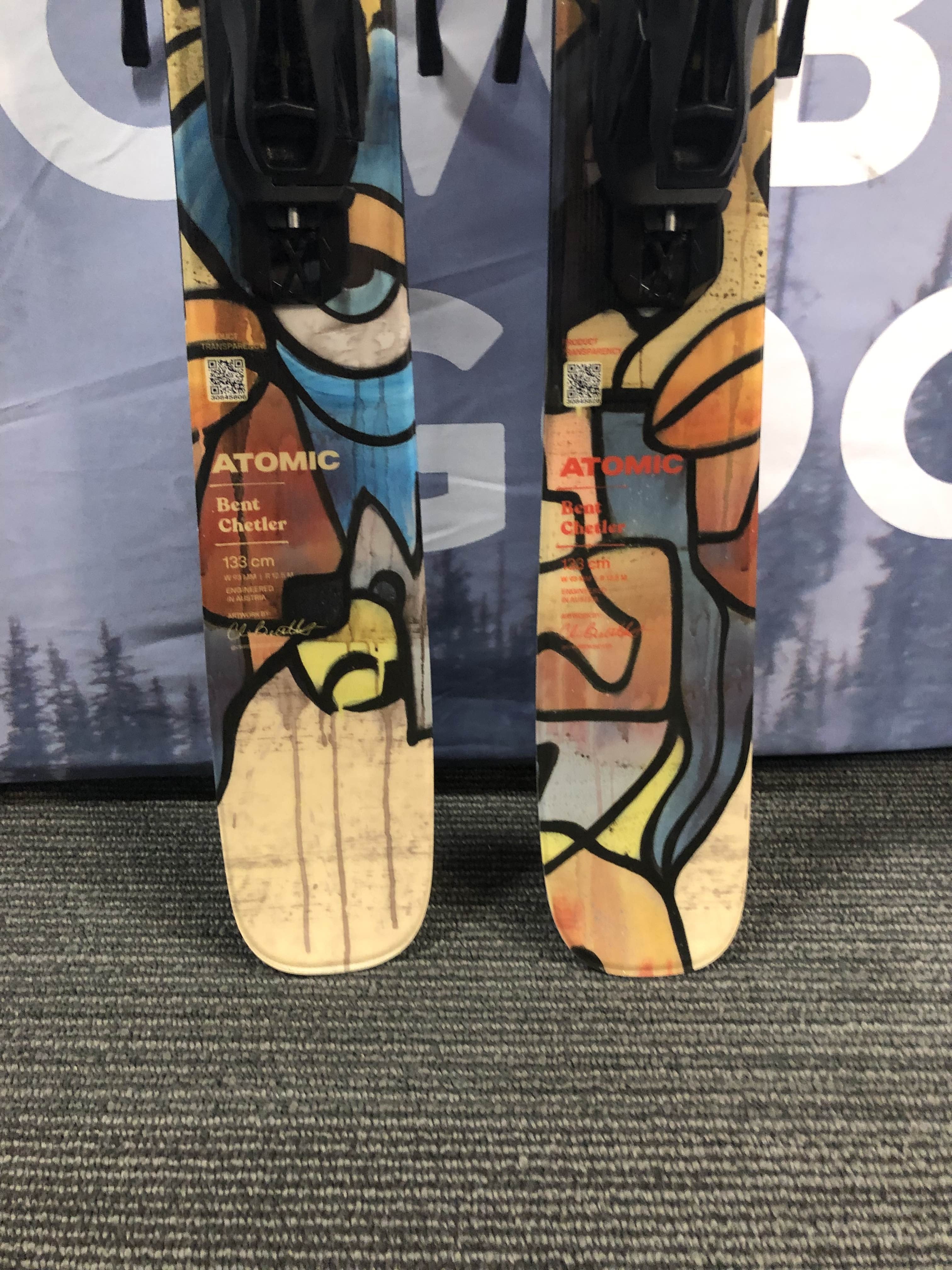 New Atomic Bent Chetler mini 90 133cm 2026 w/ Atomic L6 Bindings