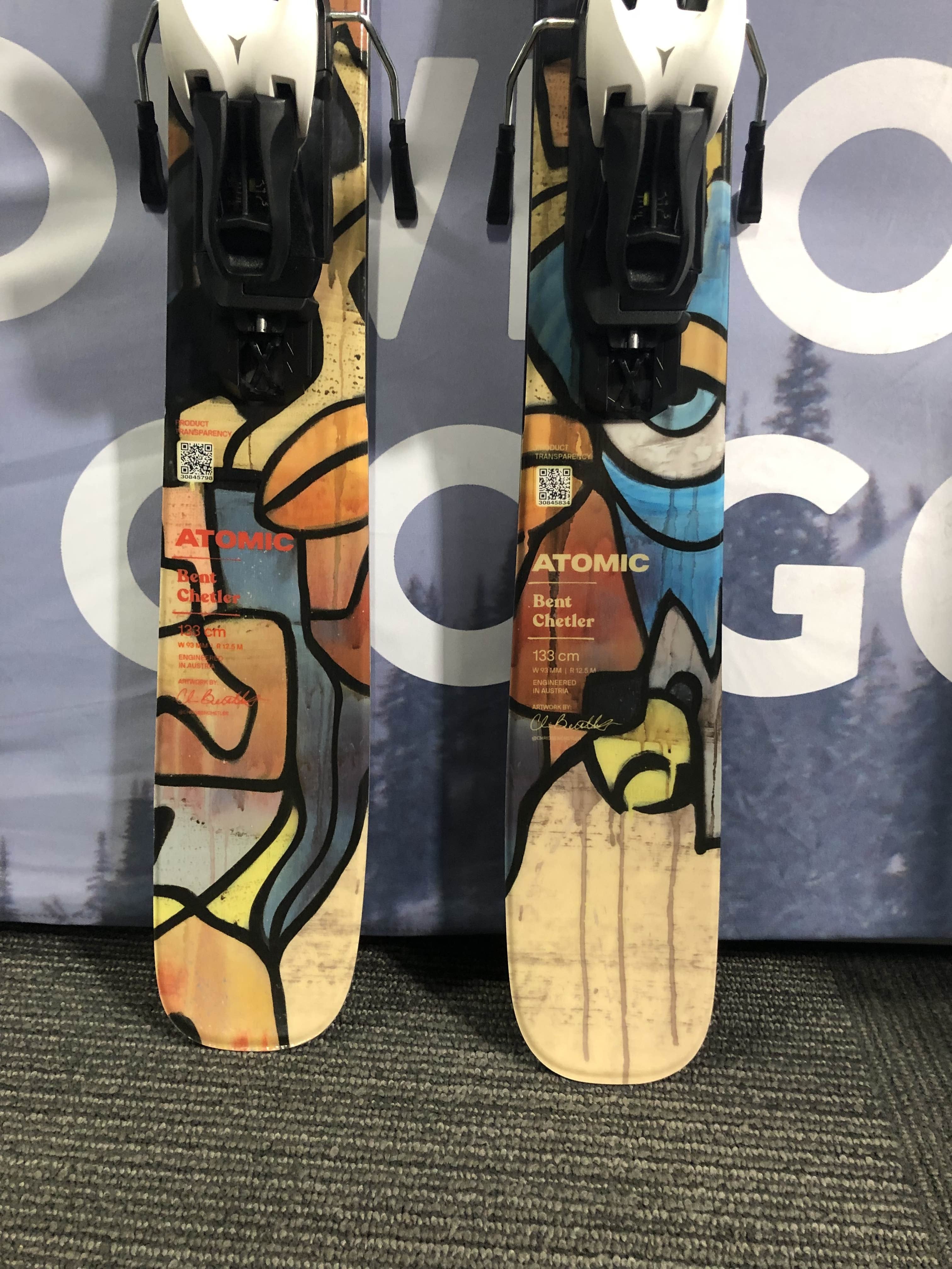 New Atomic Bent Chetler mini 90 133cm 2026 w/ Atomic L6 Bindings