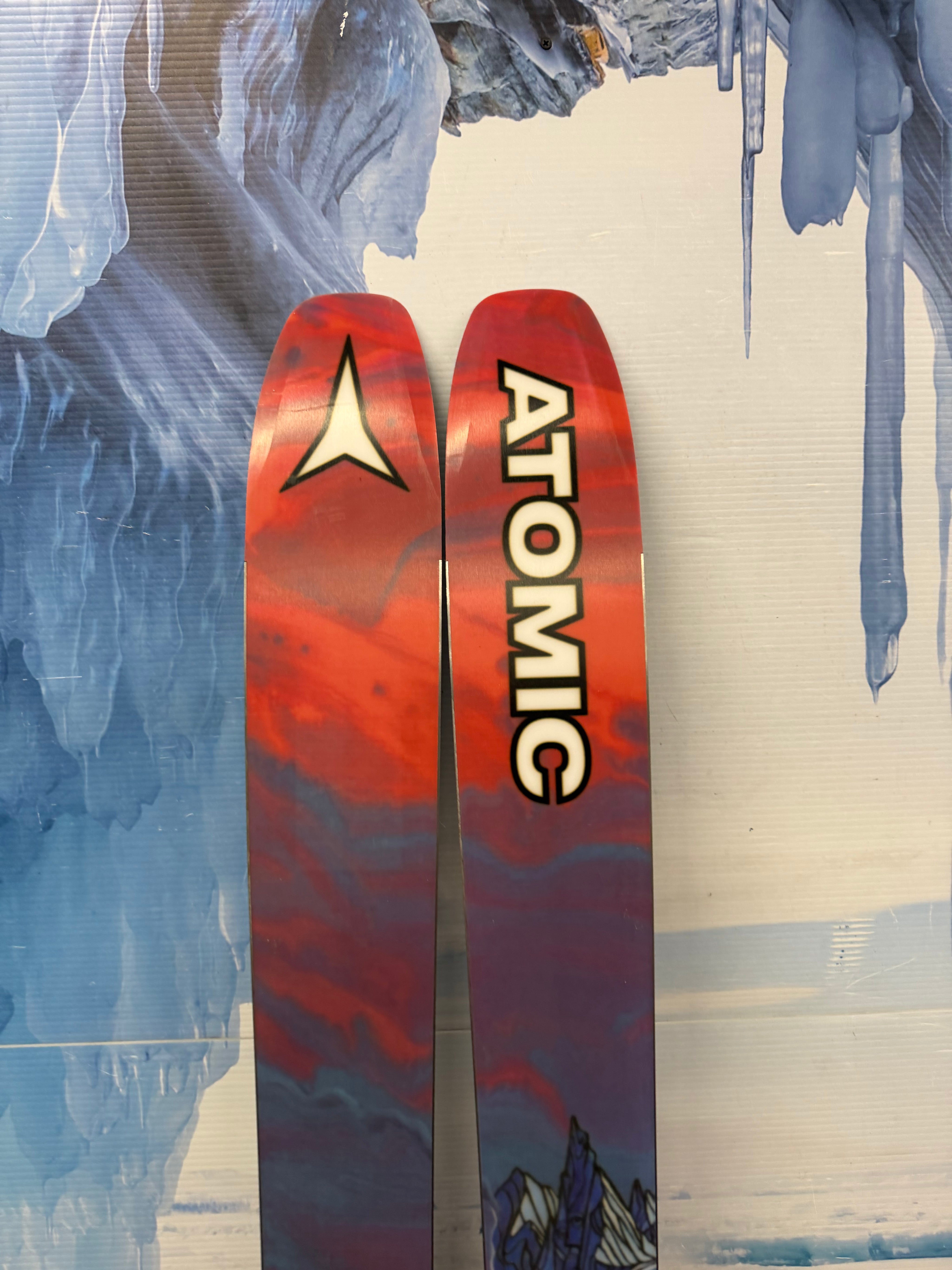 Lightly Used Atomic Bent 110 180cm Skis w/ Atomic Strive 13 Demo Bindings