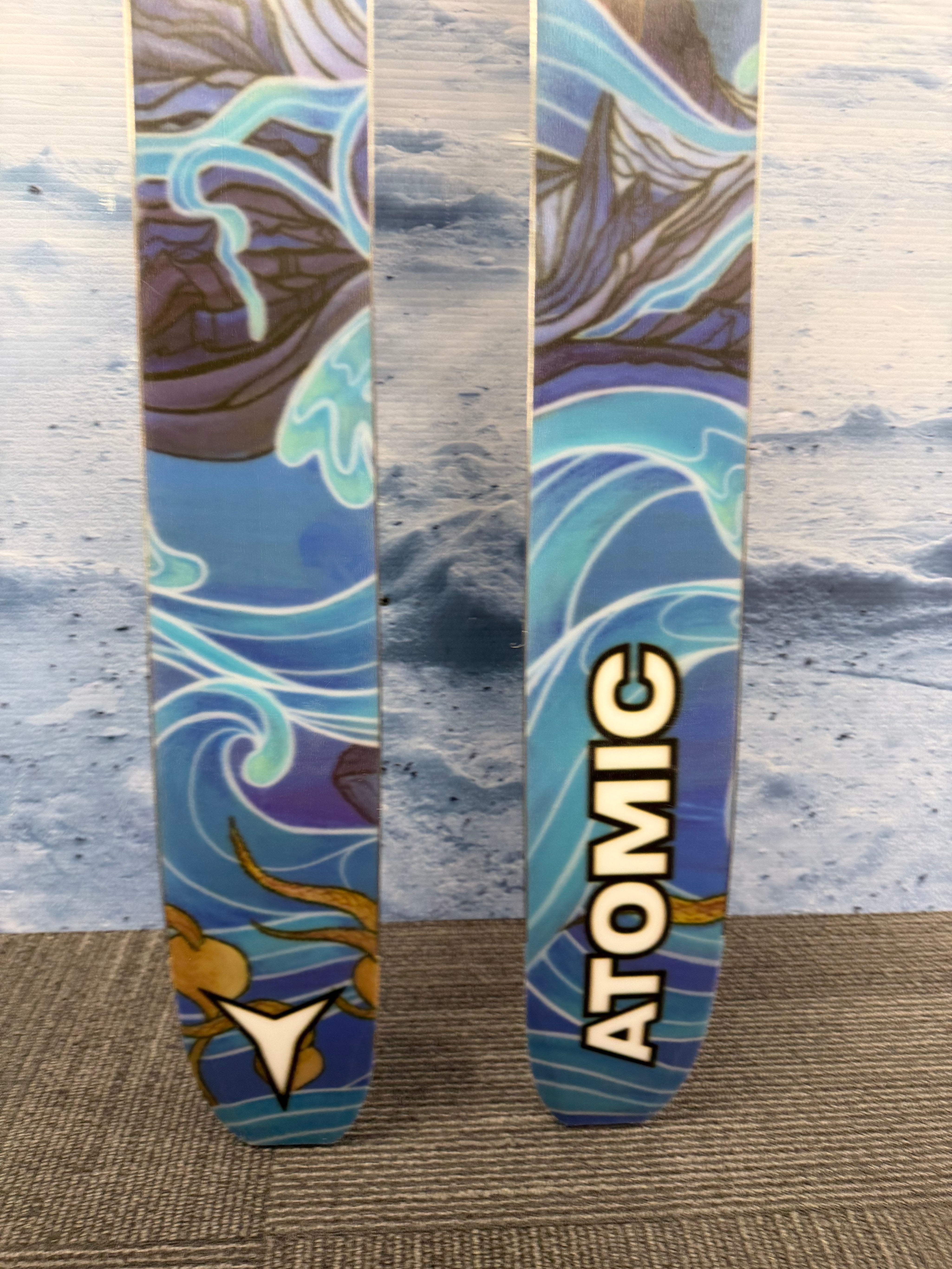 Lightly Used Atomic Bent 110 188cm Skis w/ Atomic Strive 13 Demo Bindings