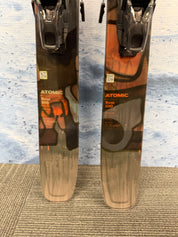 Lightly Used Atomic Bent 100 158cm Skis w/ Atomic Strive 11 Demo Bindings