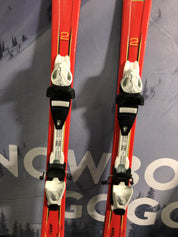 Used Head Supershape 137cm Jr Skis w/ Head LRX 7.5 Demo Binding