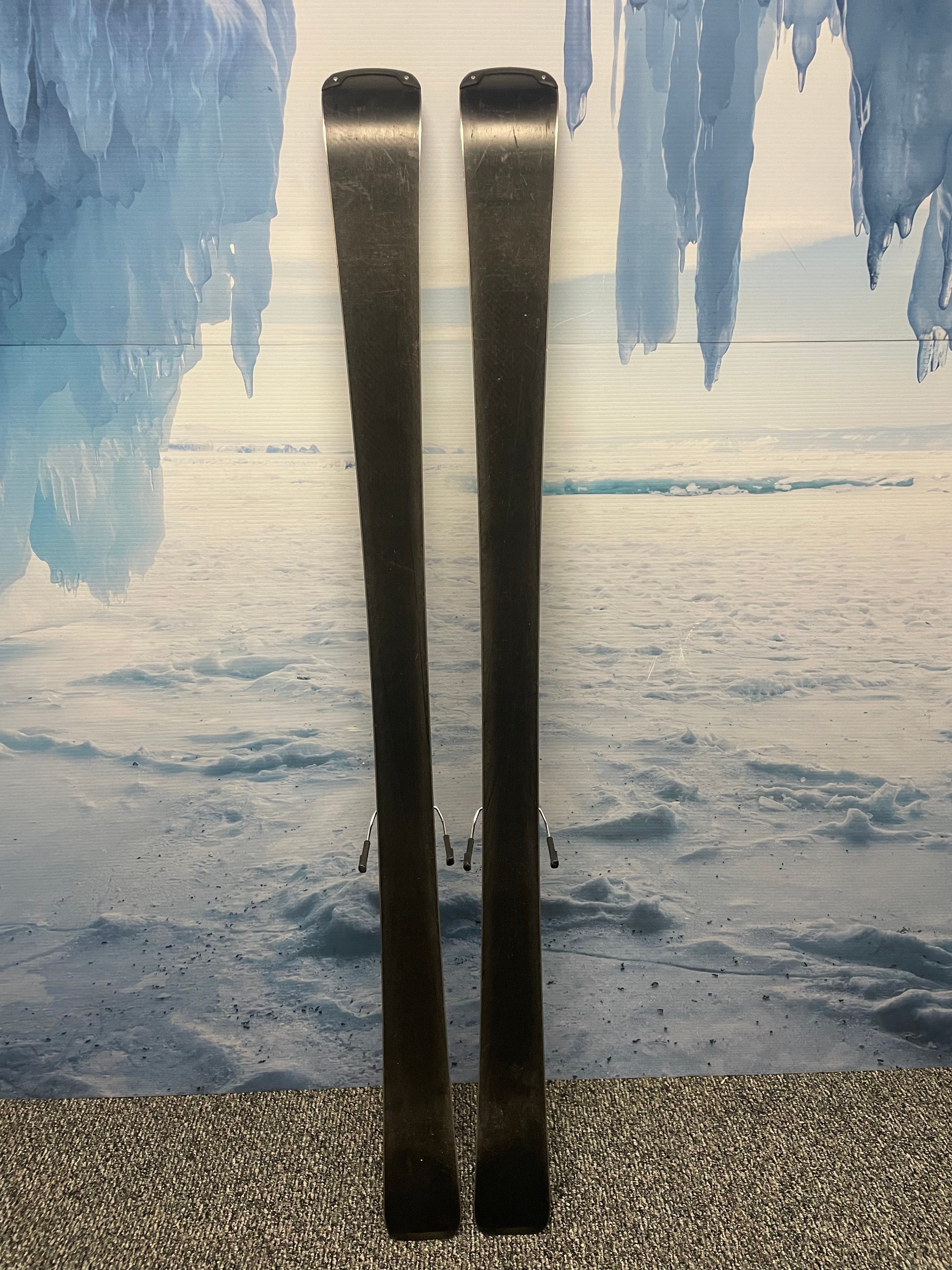 Used 2017 Dynastar Powertrack 4x4 158Cm Skis w/ Look Xpress 10 Adjustable Bindings