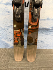 Lightly Used Atomic Bent 100 172cm Skis w/ Atomic Strive 13 Demo Bindings