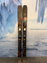 Used Atomic Bent 100 165cm Skis w/ Atomic Strive 11 Demo Bindings