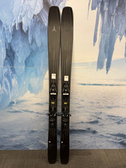 Lightly Used Atomic Maverick 105 CTI 185cm Skis w/Atomic Strive 13 Bindings