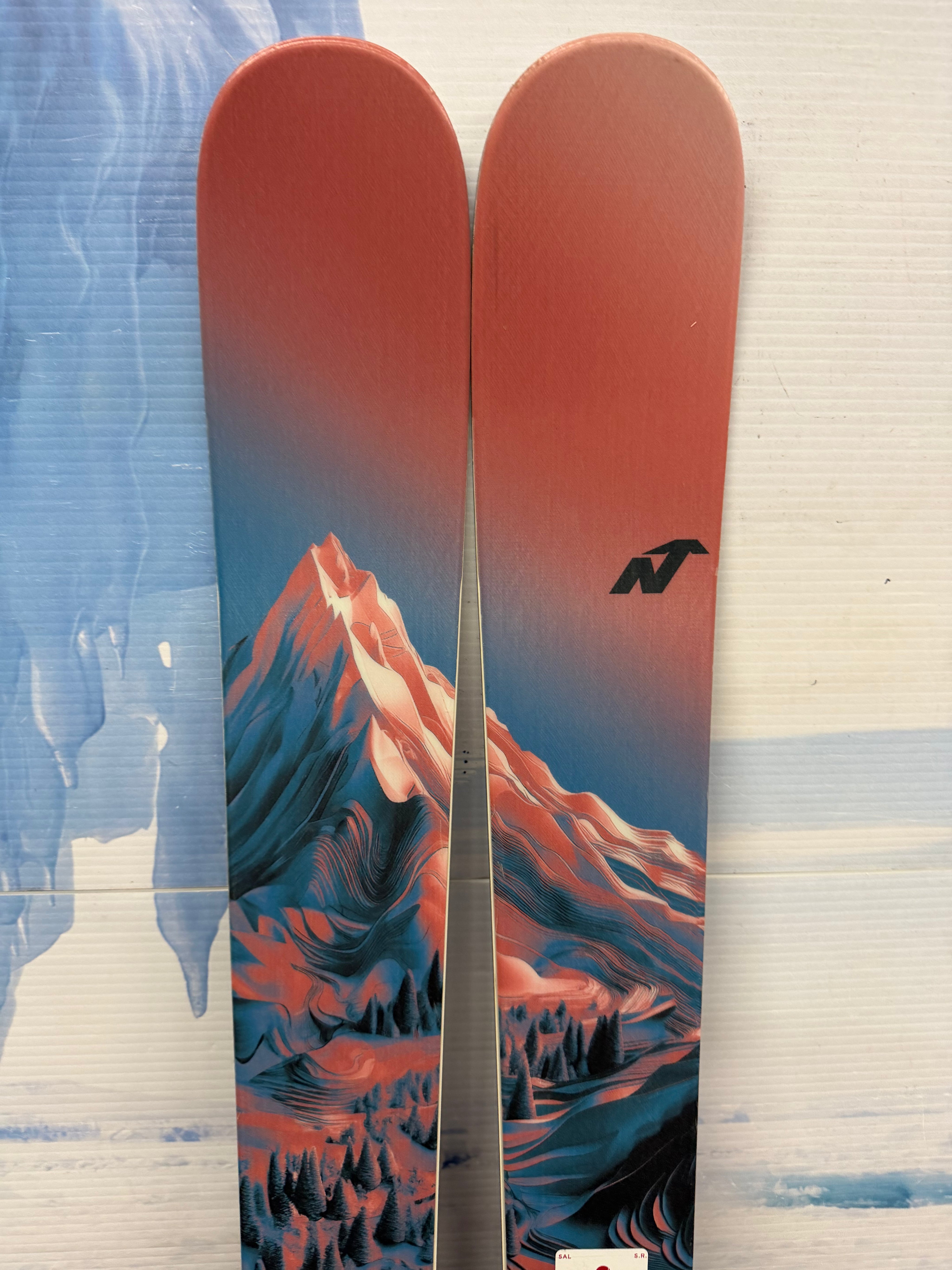 Lightly Used Nordica Santa Ana 87 161cm Skis w/ Atomic Strive 11 Bindings