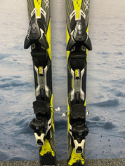 Used Salomon XDrive 83 Ti 155cm Skis w/ M10 GW L80 Demo Binding