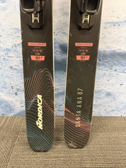 Lightly Used Nordica Santa Ana 87 161cm Skis w/ Atomic Strive 11 Bindings