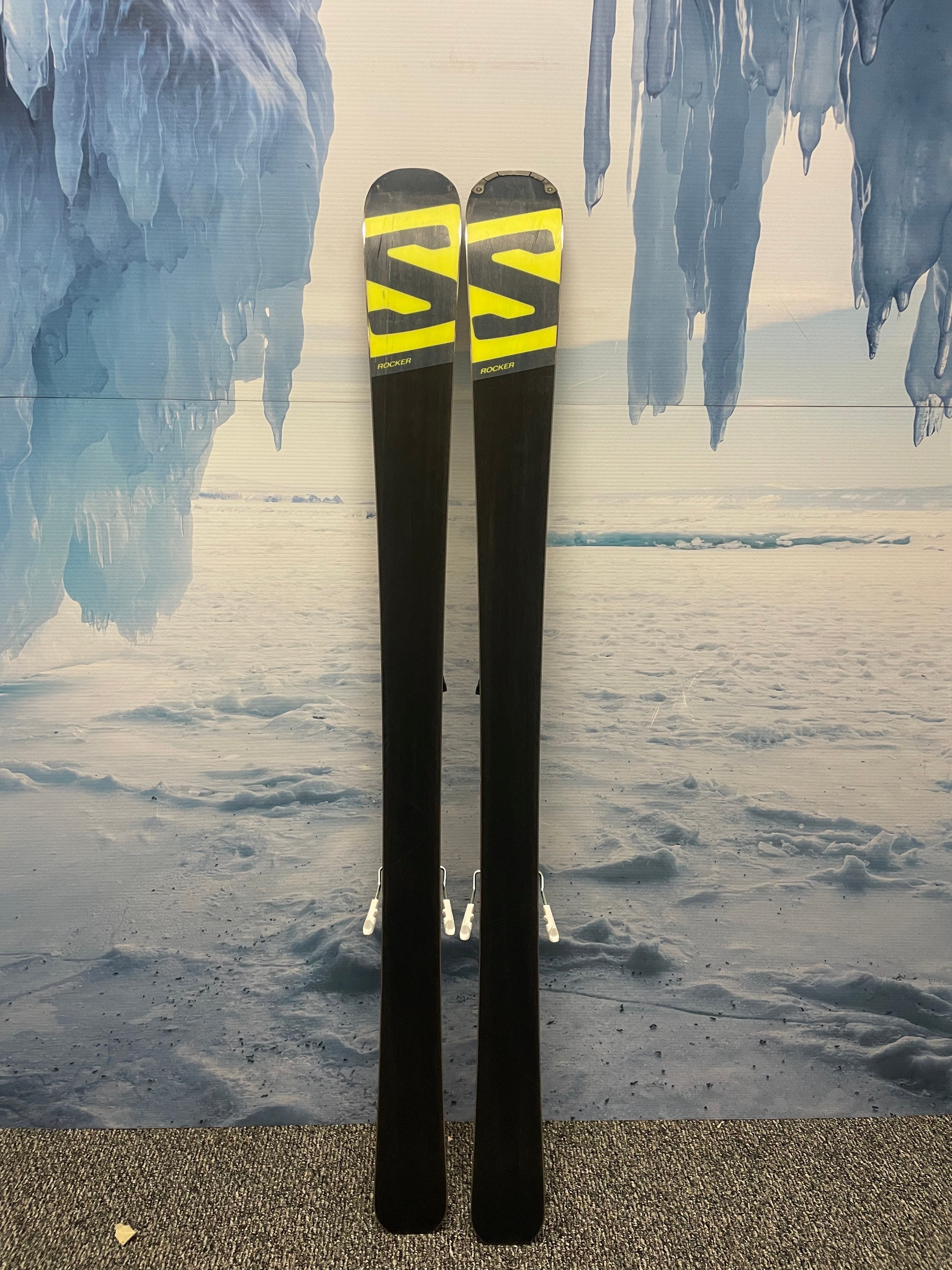 Used Salomon XDrive 83 Ti 155cm Skis w/ M10 GW L80 Demo Binding