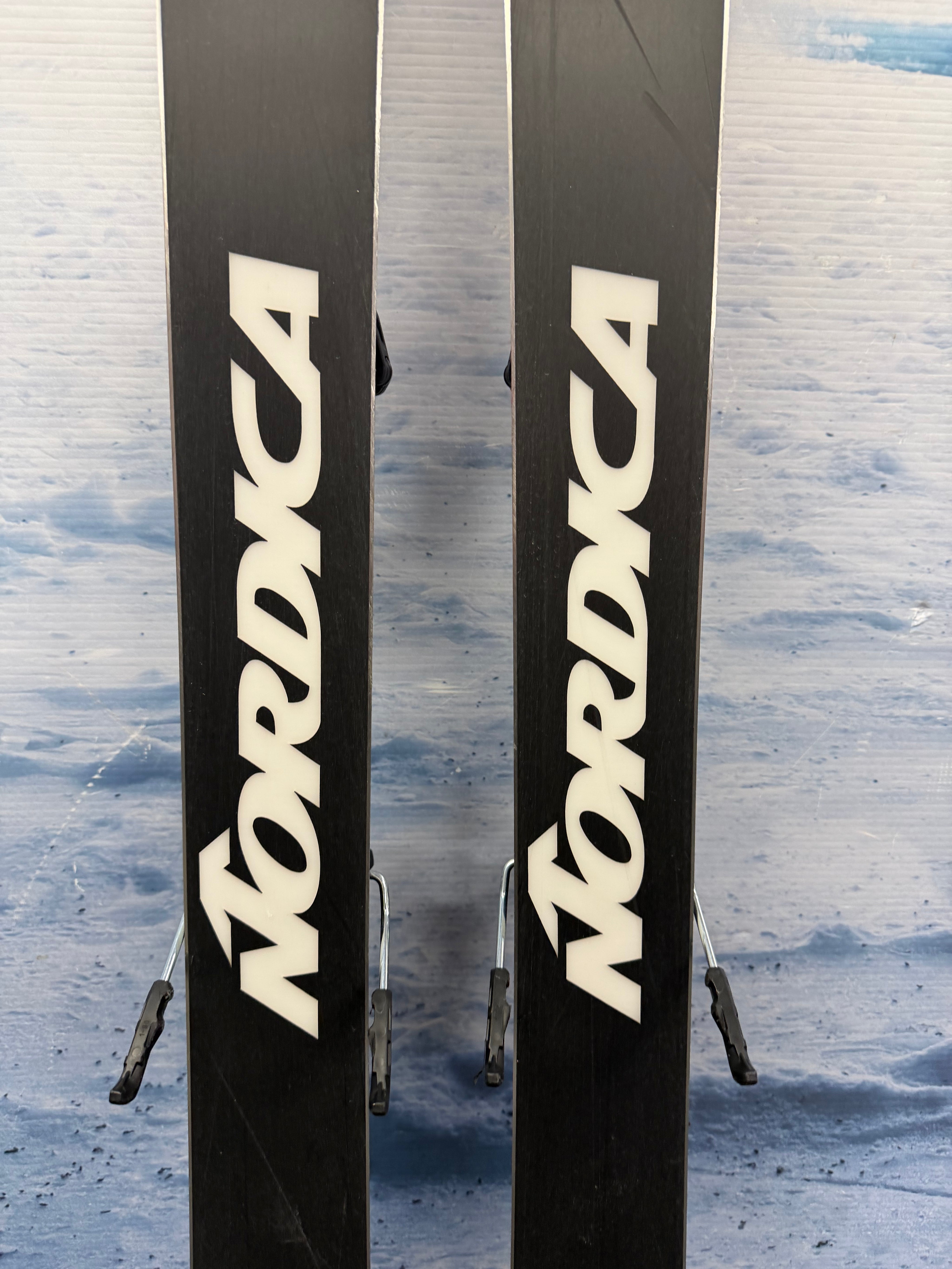 Lightly Used Nordica Santa Ana 87 161cm Skis w/ Atomic Strive 11 Bindings
