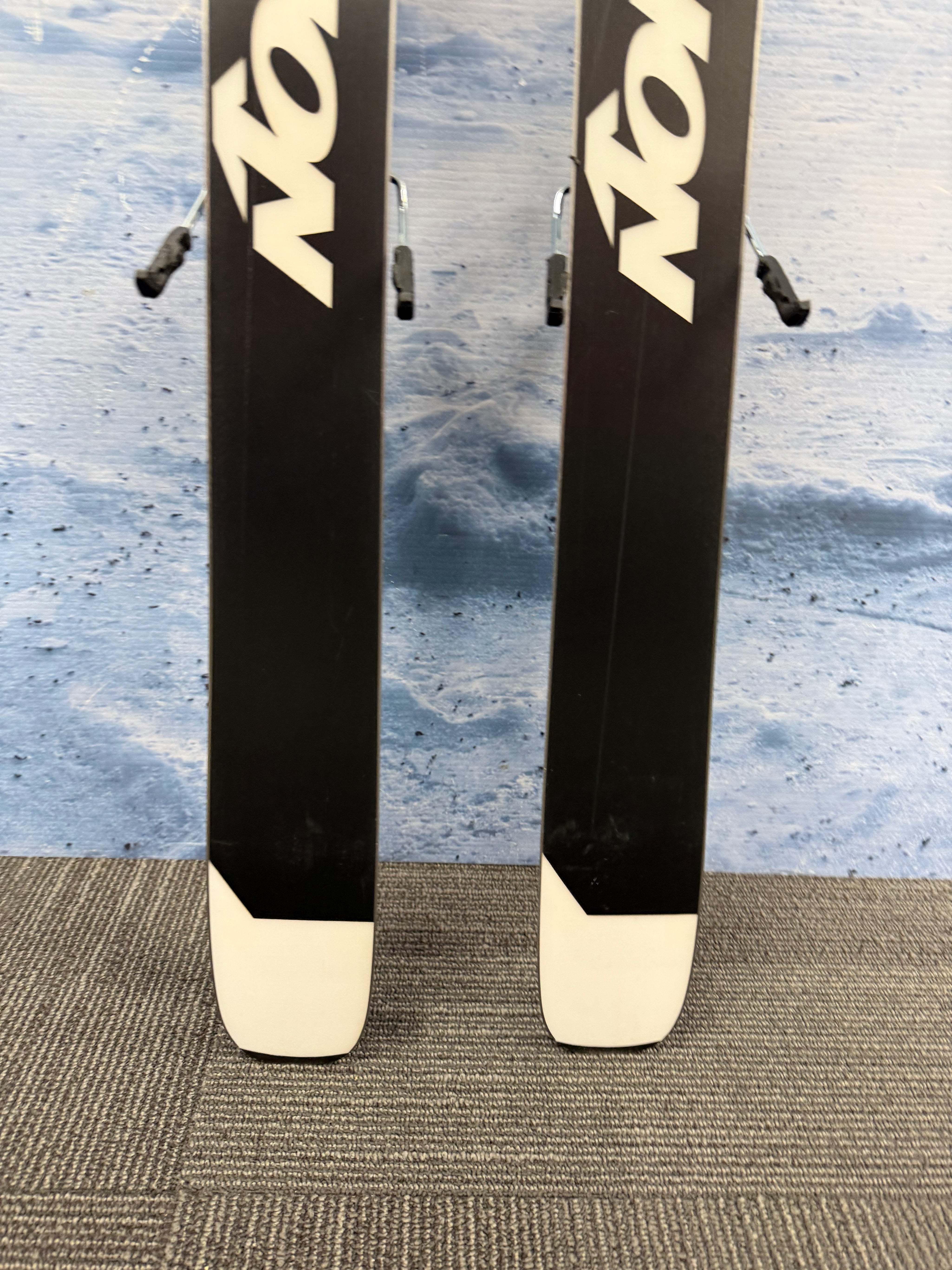 Lightly Used Nordica Santa Ana 87 150cm Skis w/ Atomic Strive 11 Bindings