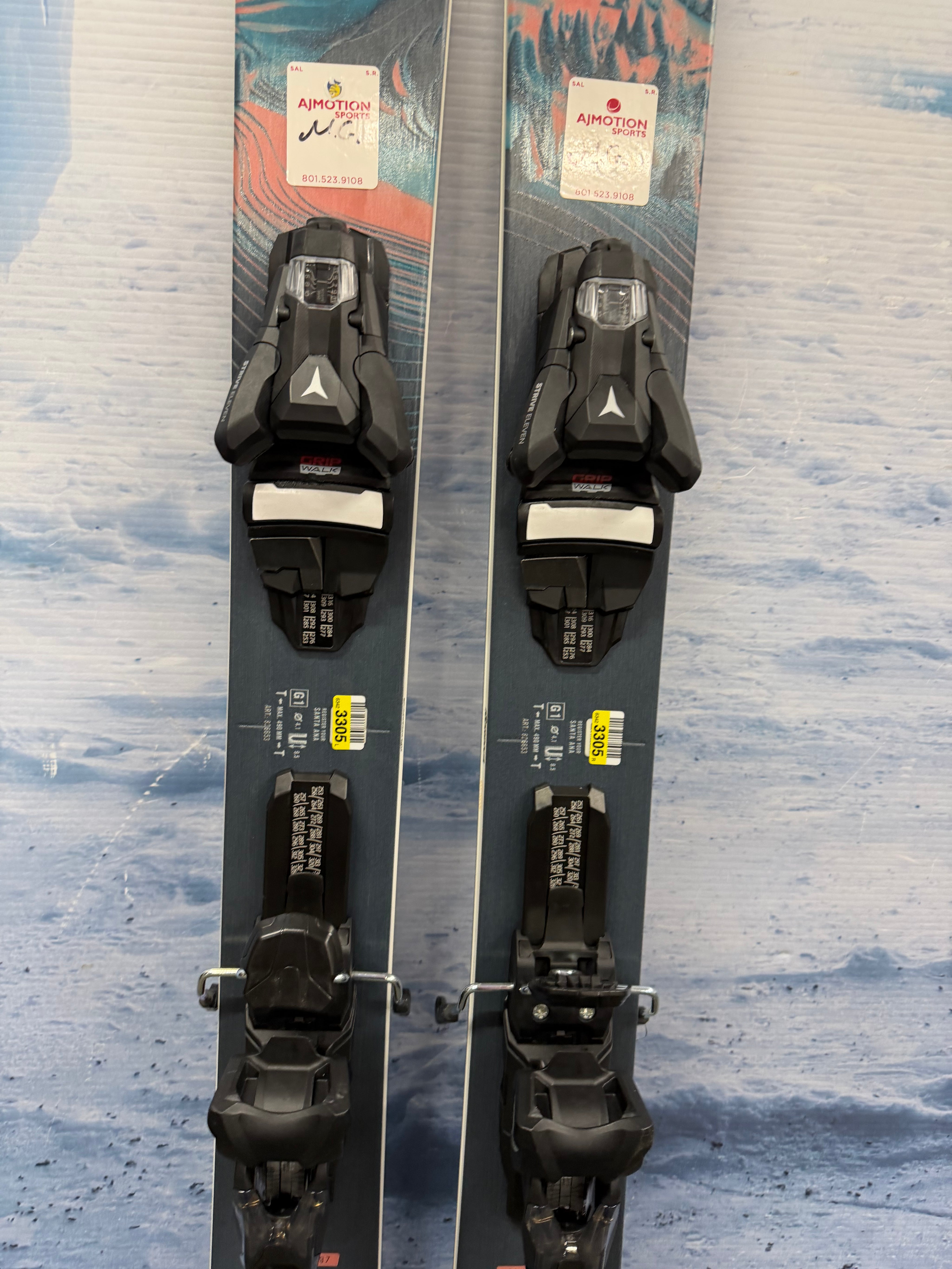 Used Nordica Santa Ana 97 150cm Skis w/ Atomic Strive 11 Bindings