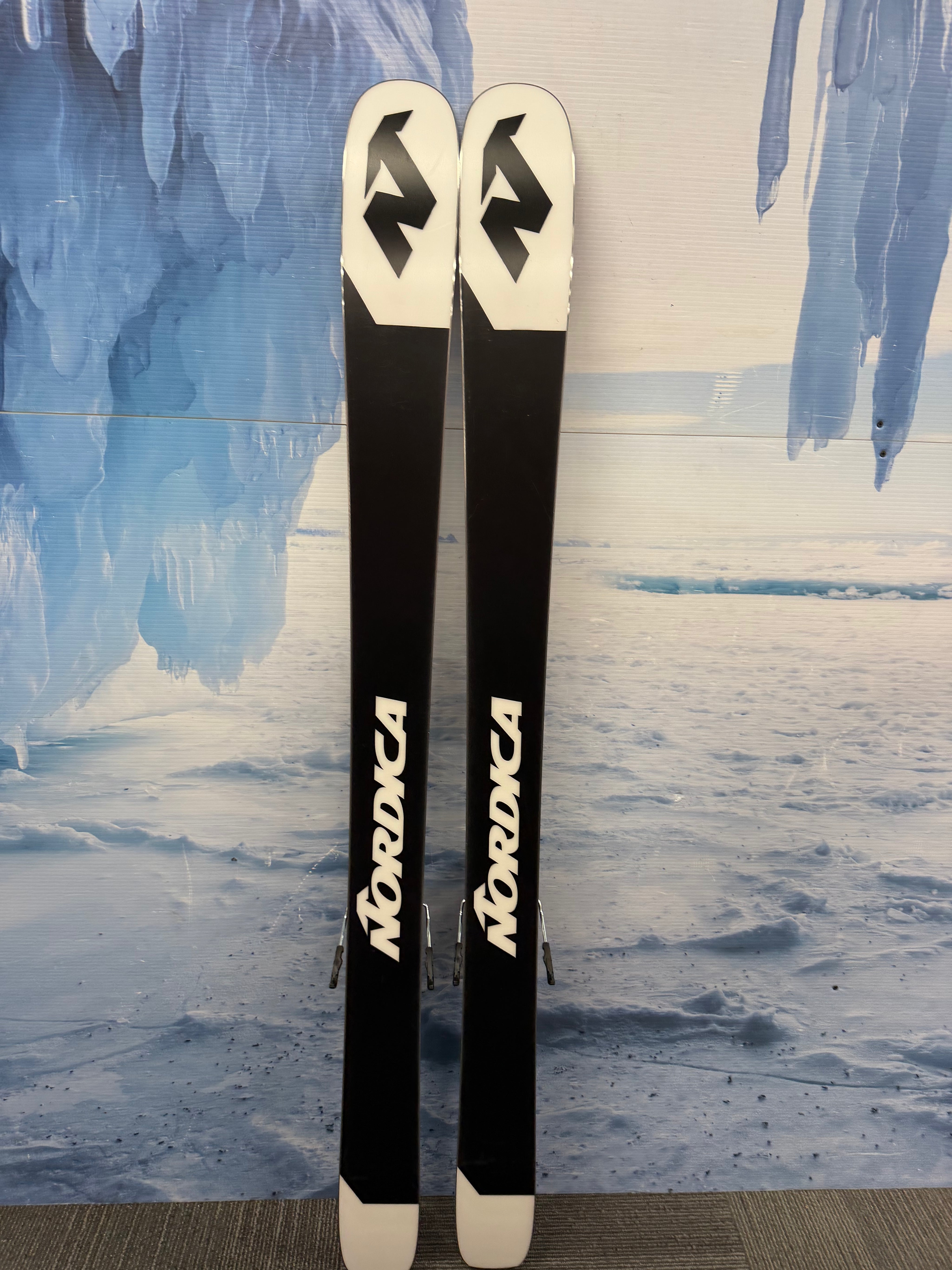 Lightly Used Nordica Santa Ana 97 161cm Skis w/ Atomic Strive 11 Bindings