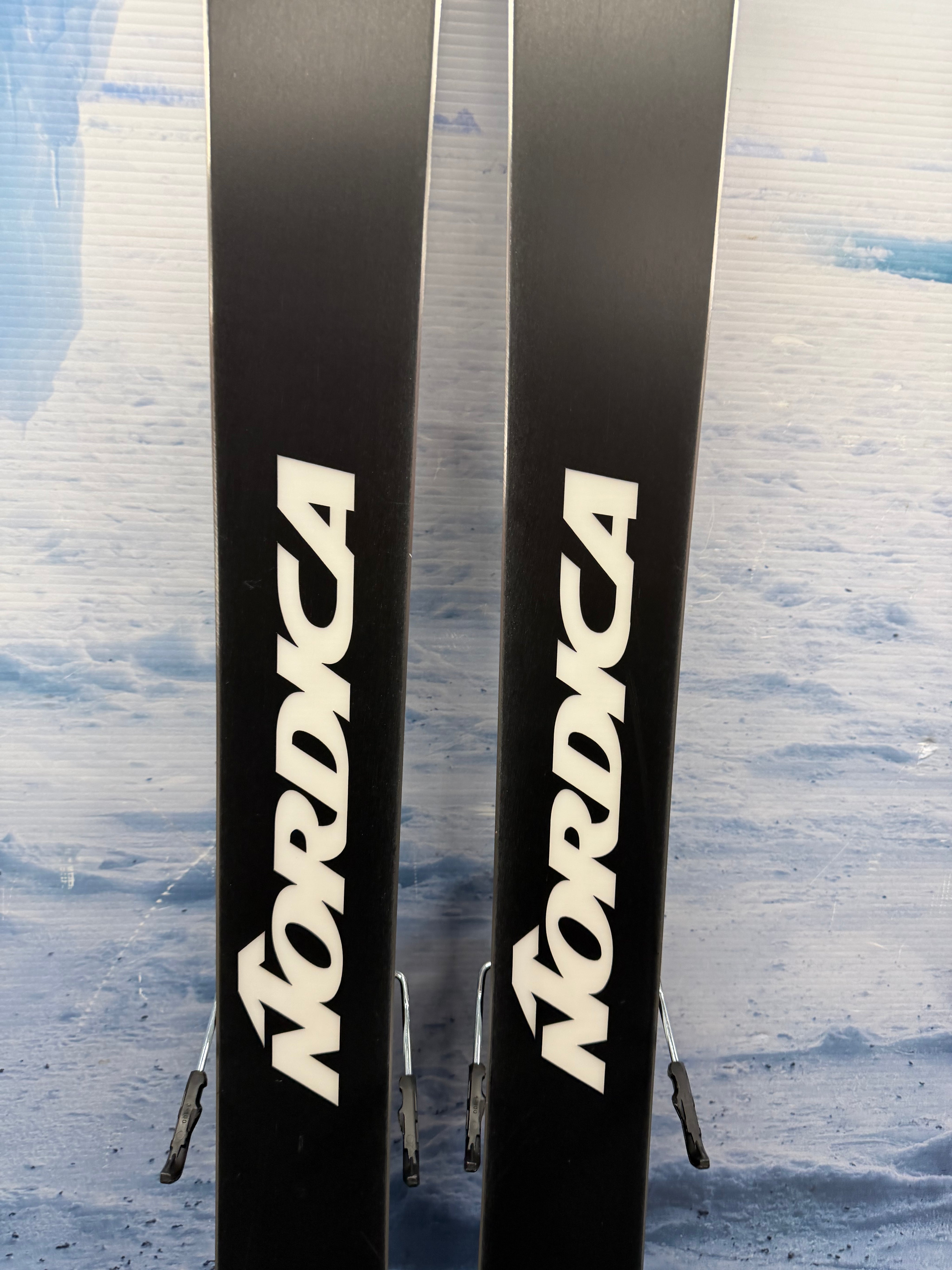 Lightly Used Nordica Santa Ana 97 161cm Skis w/ Atomic Strive 11 Bindings