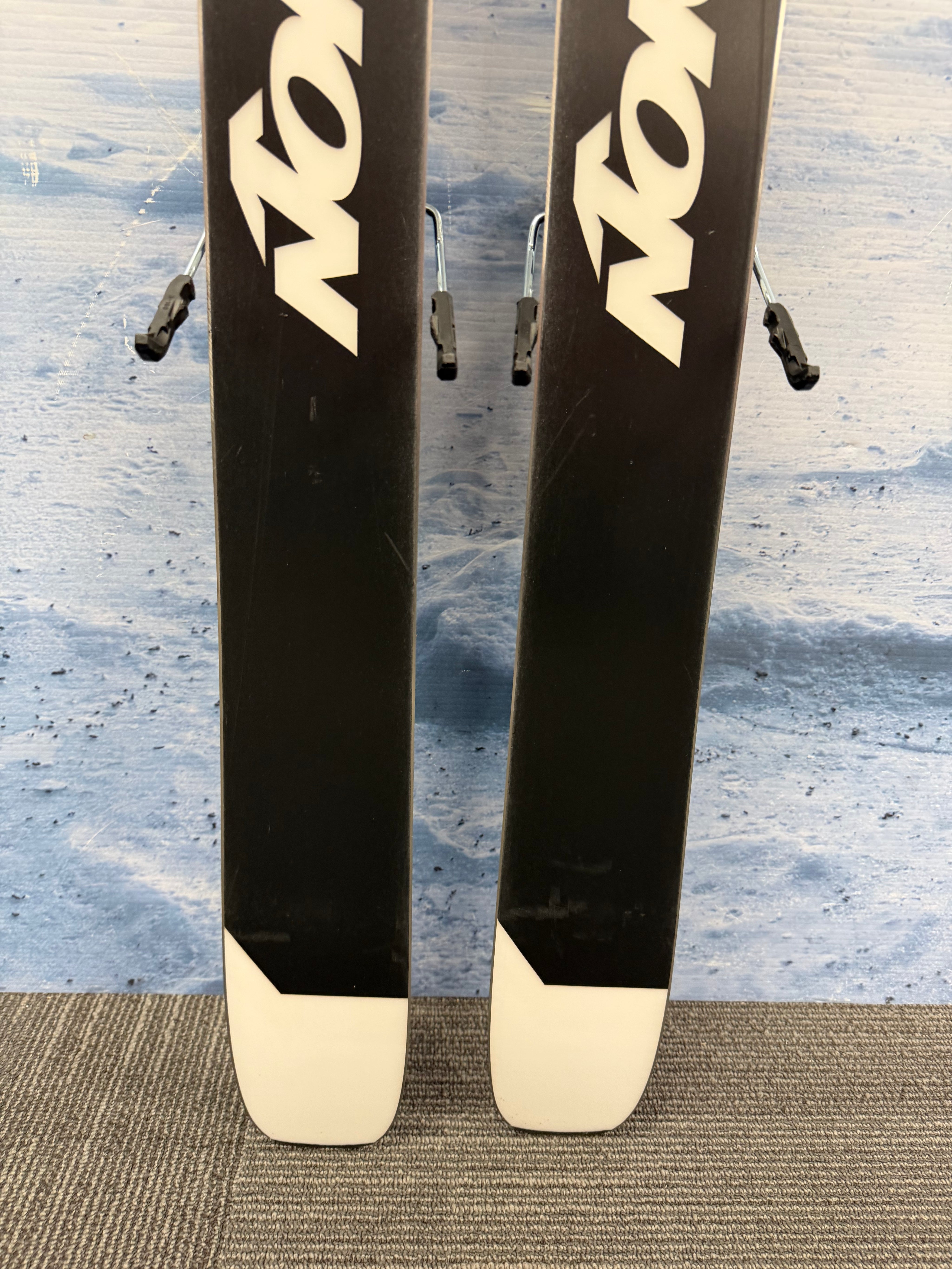 Lightly Used Nordica Santa Ana 97 161cm Skis w/ Atomic Strive 11 Bindings
