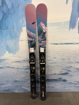 Lightly Used Nordica Santa Ana 92 150cm Skis w/ Atomic Strive 11 Bindings
