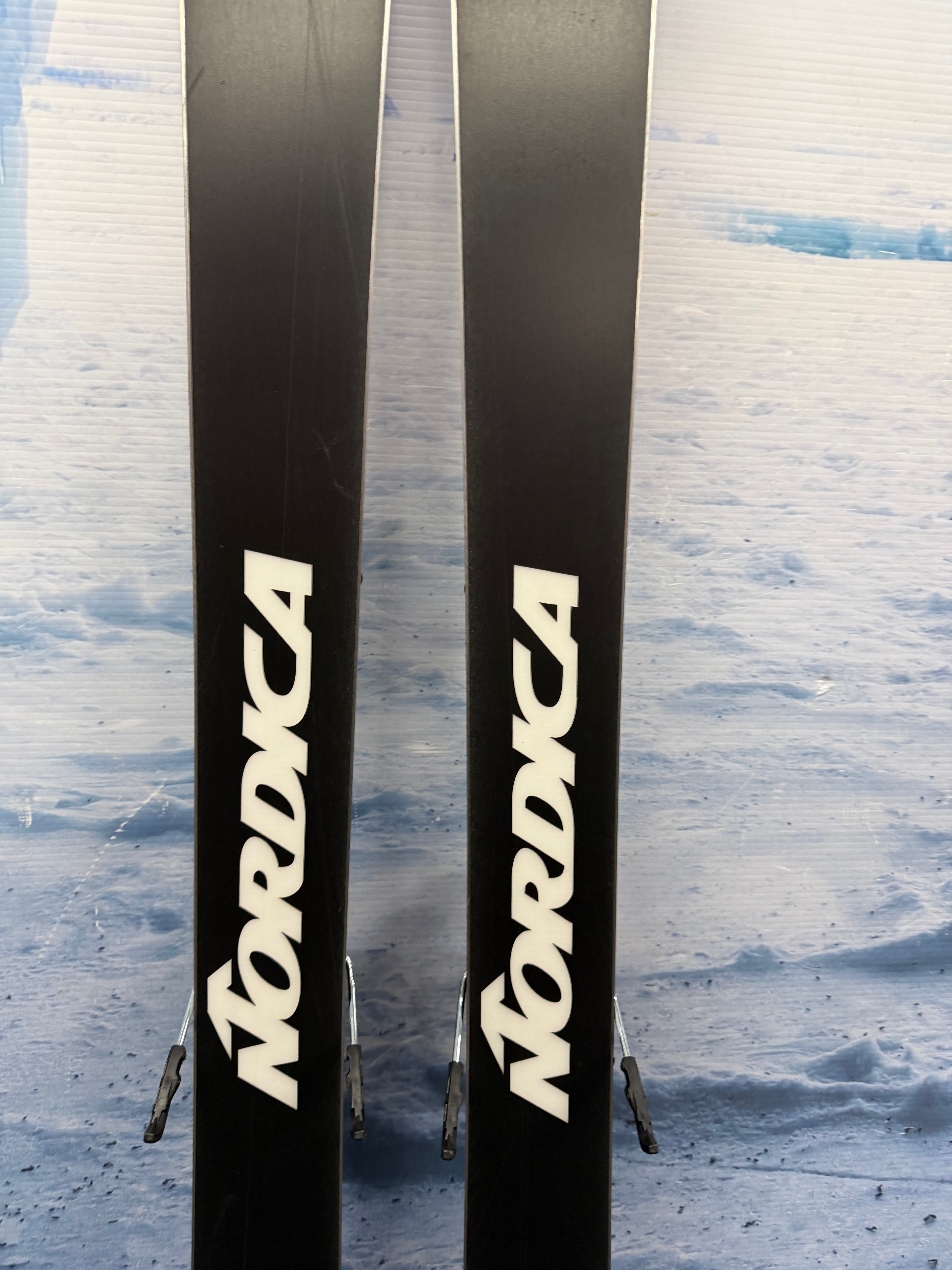 Lightly Used Nordica Santa Ana 92 150cm Skis w/ Atomic Strive 11 Bindings