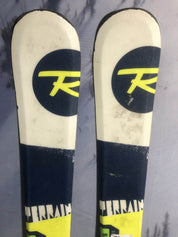 Used Kids Rossignol Terrain 128cm Skis w/ Look KidX Binding
