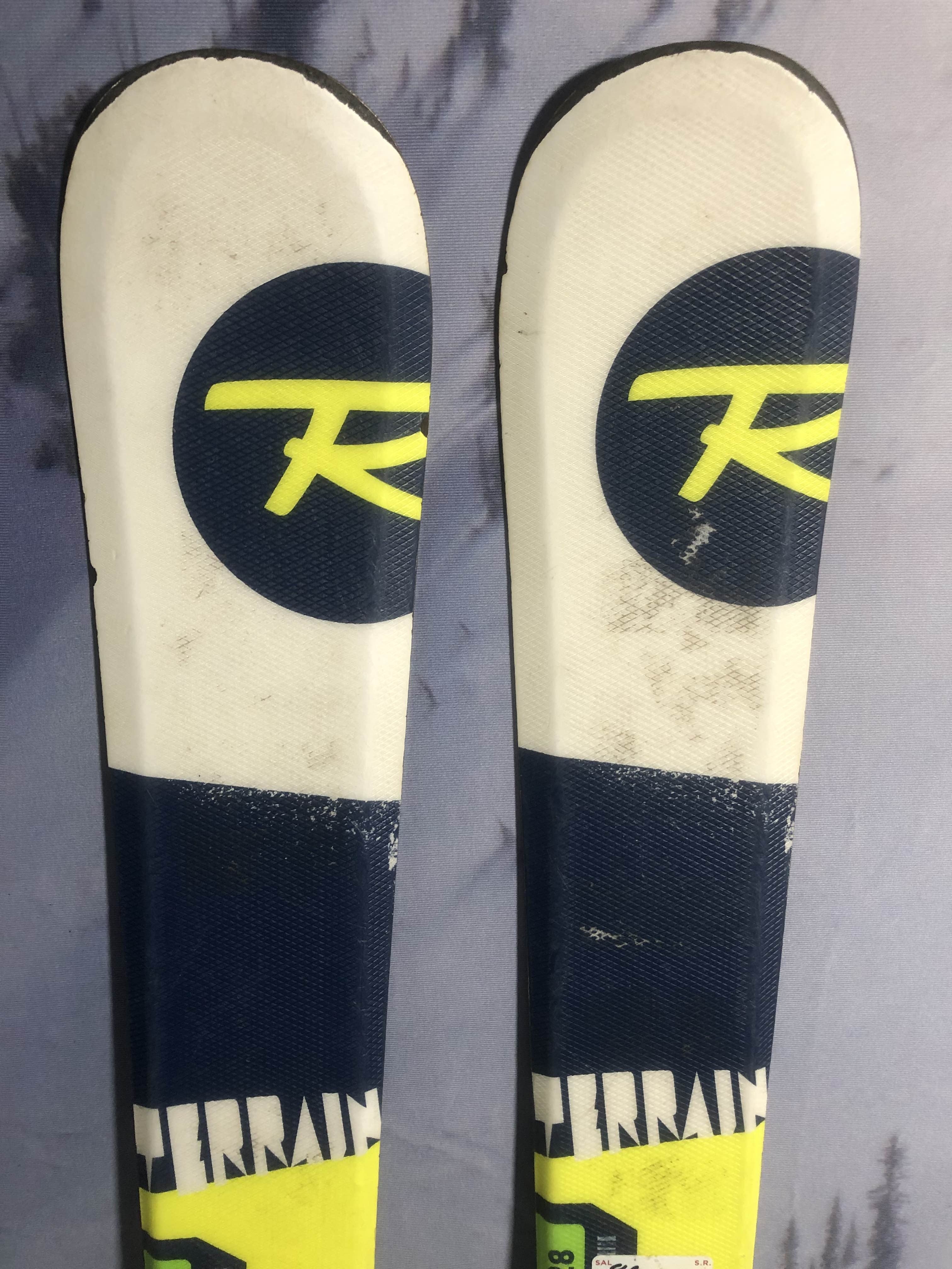 Used Kids Rossignol Terrain 128cm Skis w/ Look KidX Binding