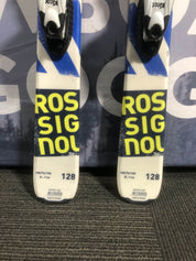 Used Kids Rossignol Terrain 128cm Skis w/ Look KidX Binding