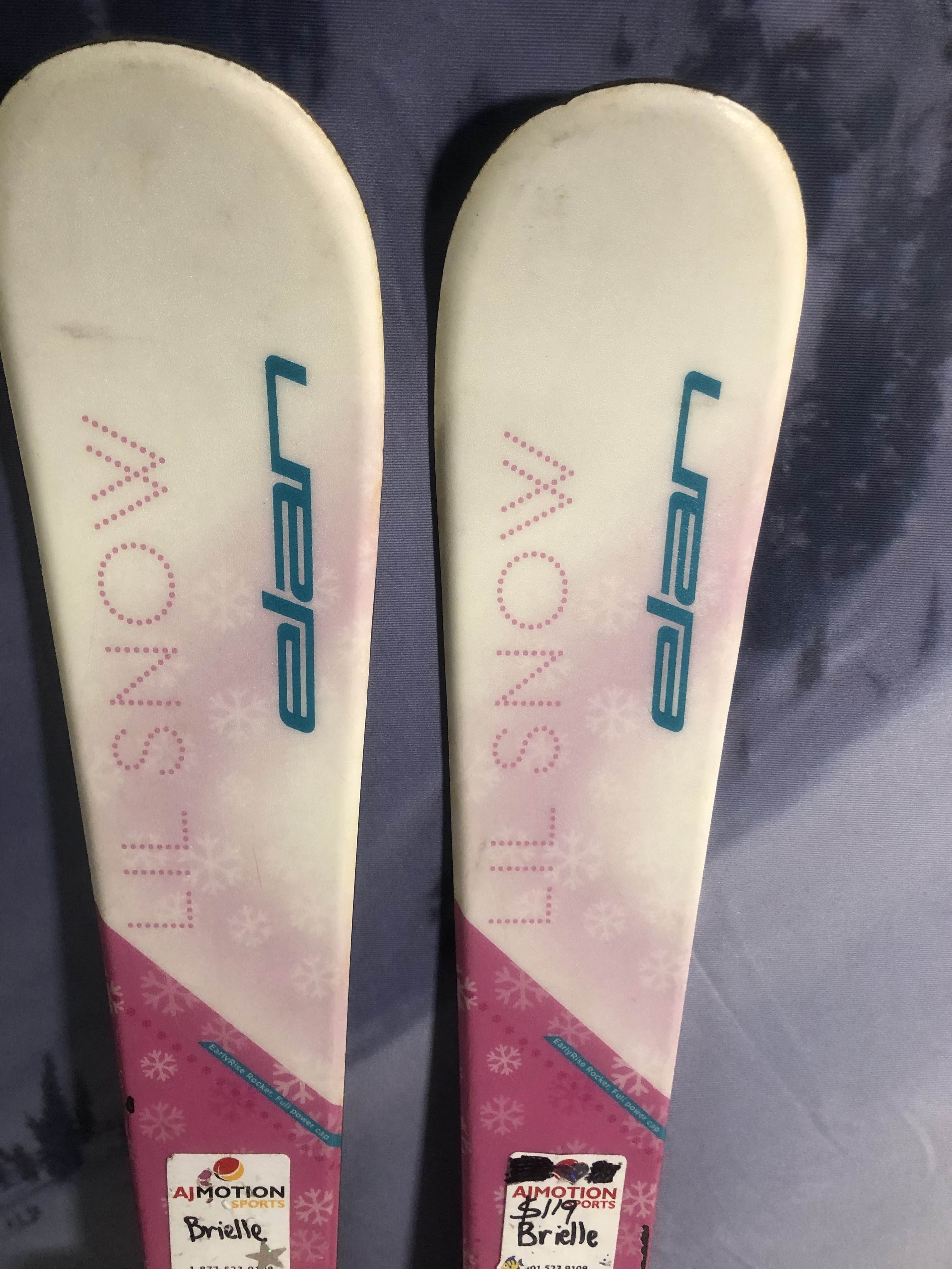 Used Elan Lil Snow 120cm Jr Skis w/ Elan El 4.5 AC Binding