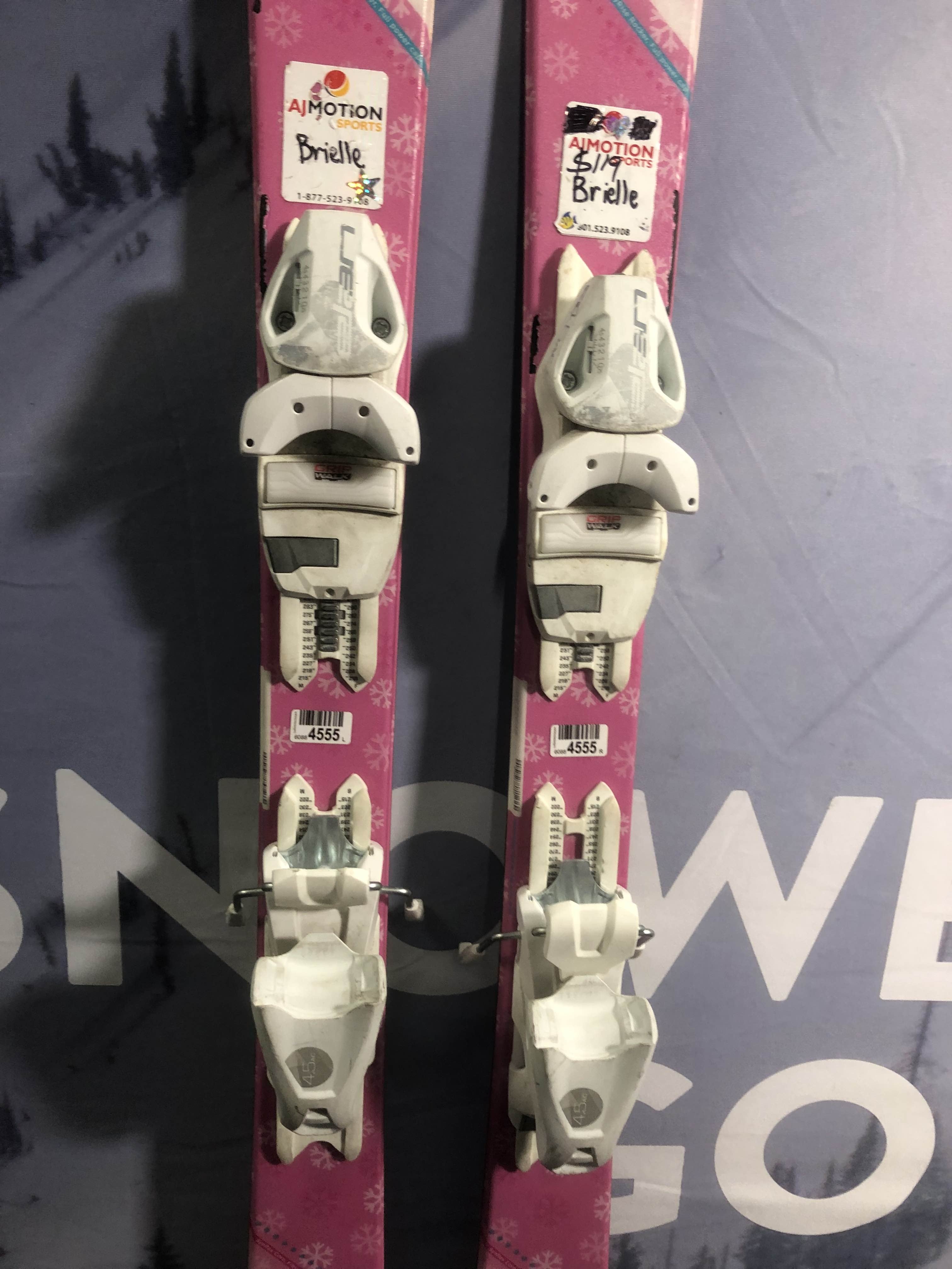 Used Elan Lil Snow 120cm Jr Skis w/ Elan El 4.5 AC Binding