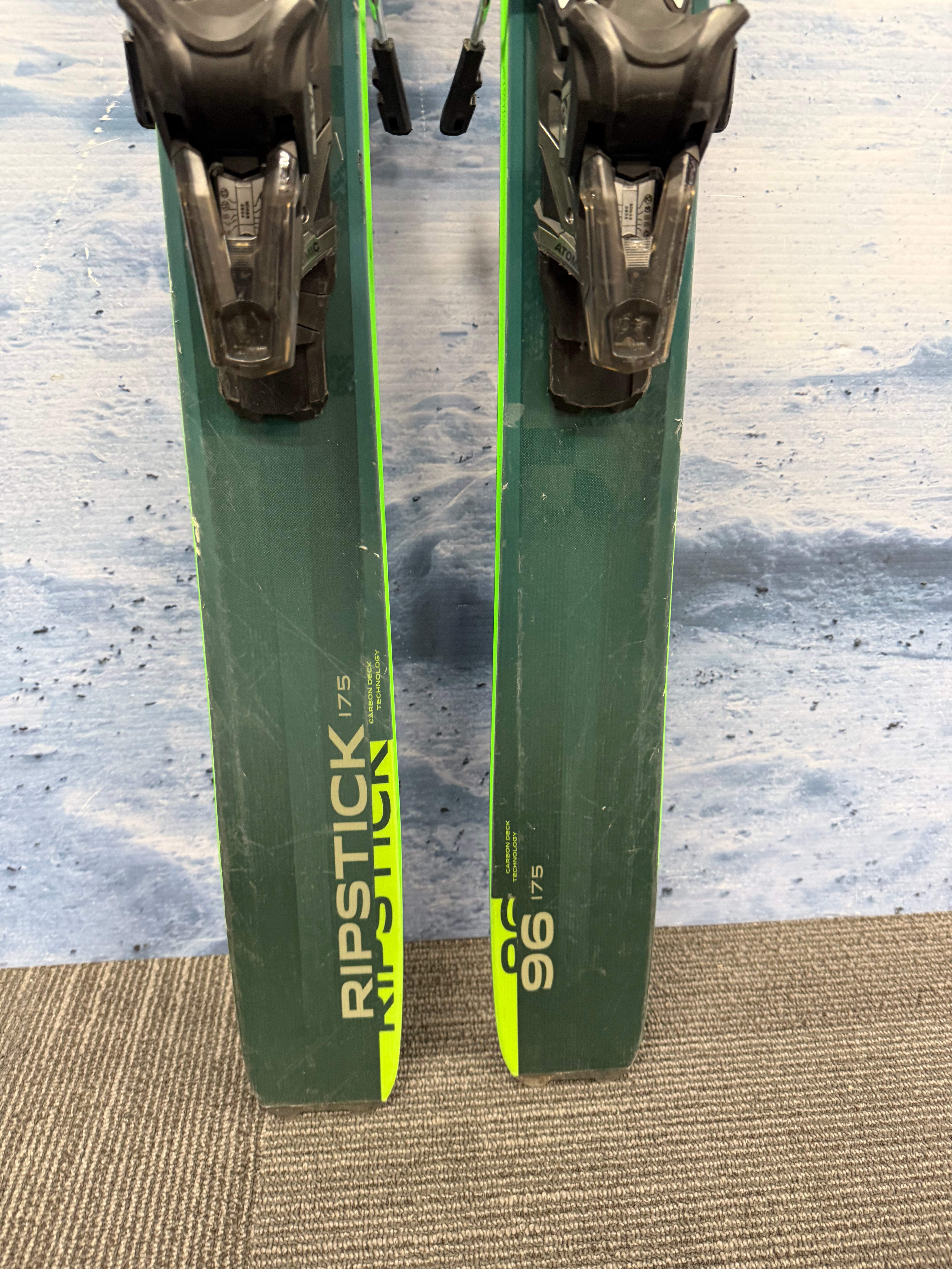 Used Elan Ripstick 96 175cm Skis w/ Atomic Strive 13 Bindings
