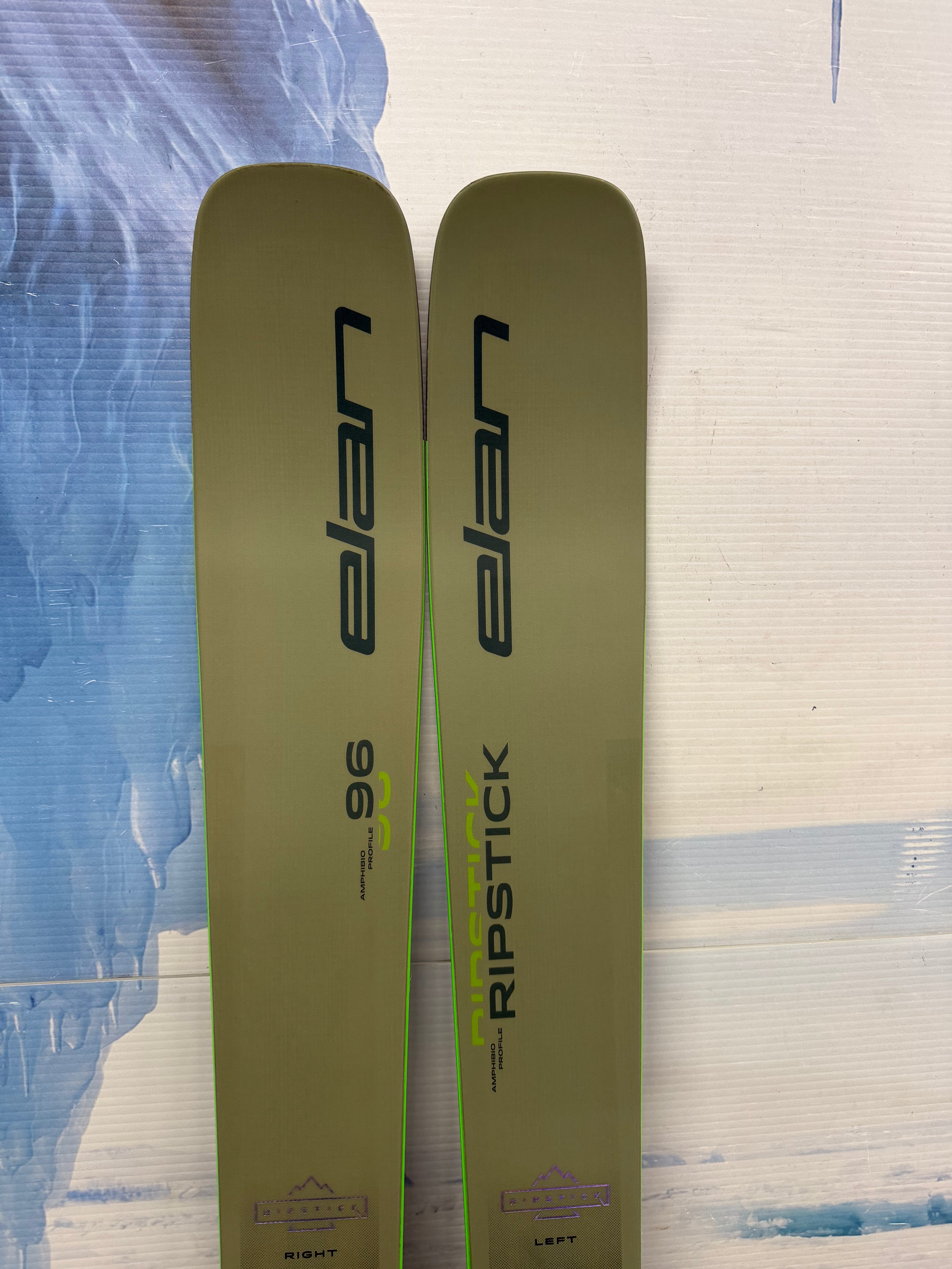 Used Elan Ripstick 96 168cm Skis w/ Tyrolia Attack 11 Bindings