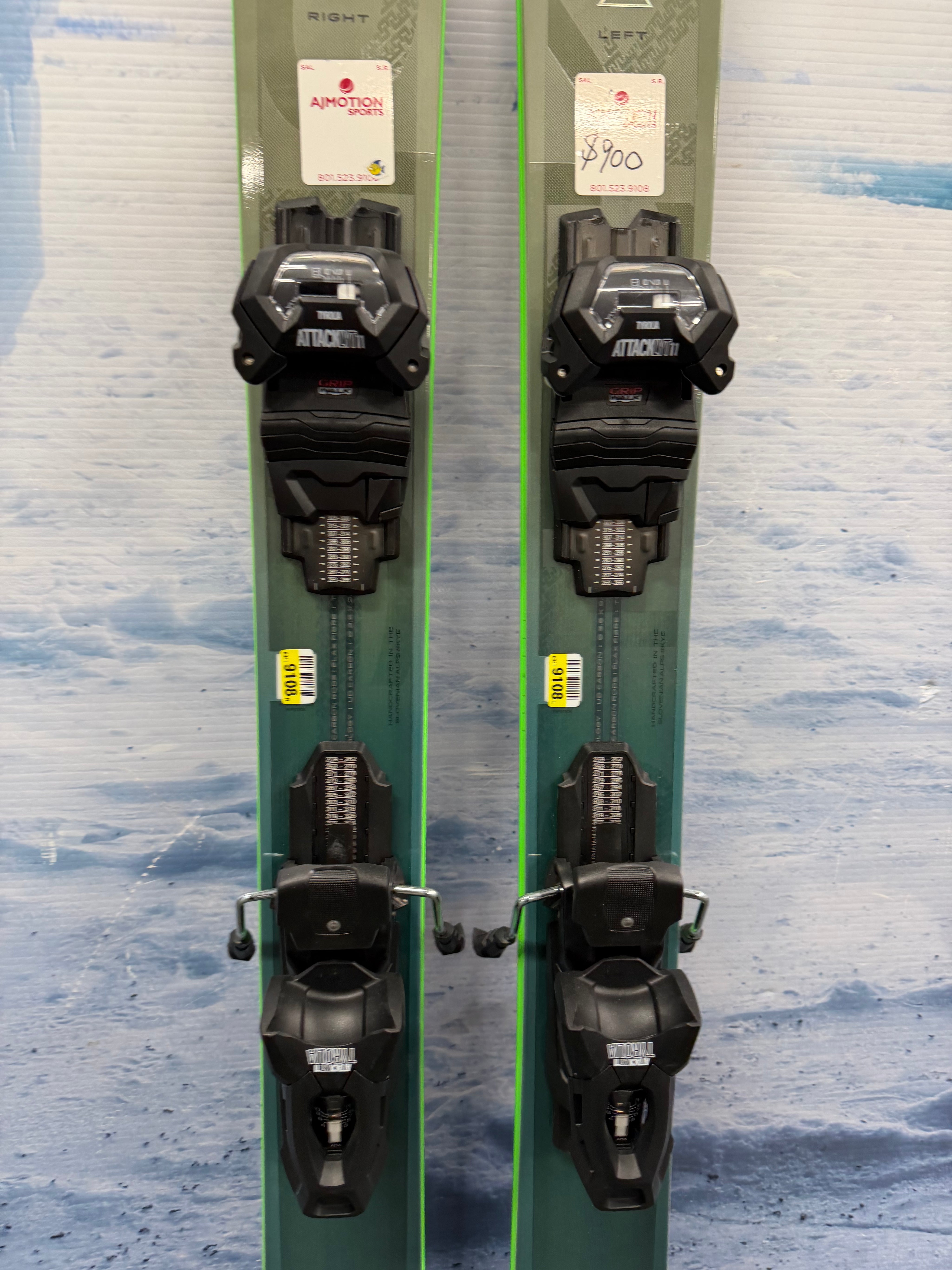 Used Elan Ripstick 96 168cm Skis w/ Tyrolia Attack 11 Bindings