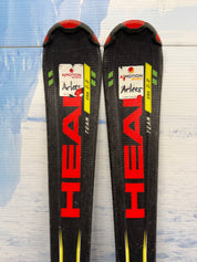 Used Head Supershape Team 127cm Skis w/ LRX 7.5 Bindings