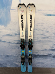 Used 2026 Head Supershape Team 117cm Skis w/ JRS 4.5 Bindings
