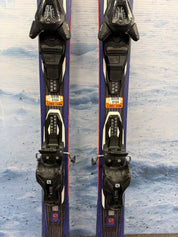 Used Salomon XDR 76 150cm Skis w/ Salomon Lithium 10 Bindings